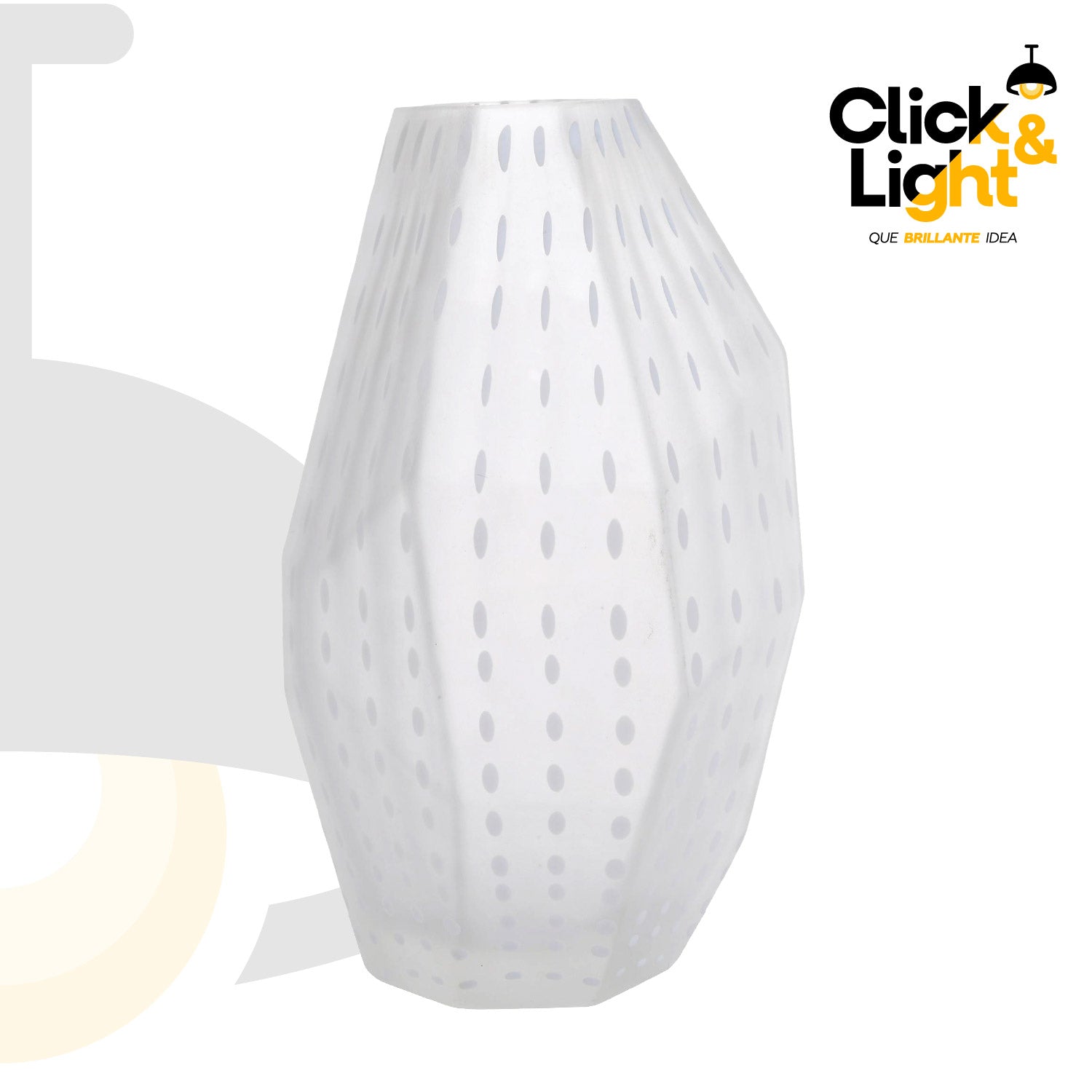 FLORERO DE VIDRIO MODERNO LEEDS ELEGANTE