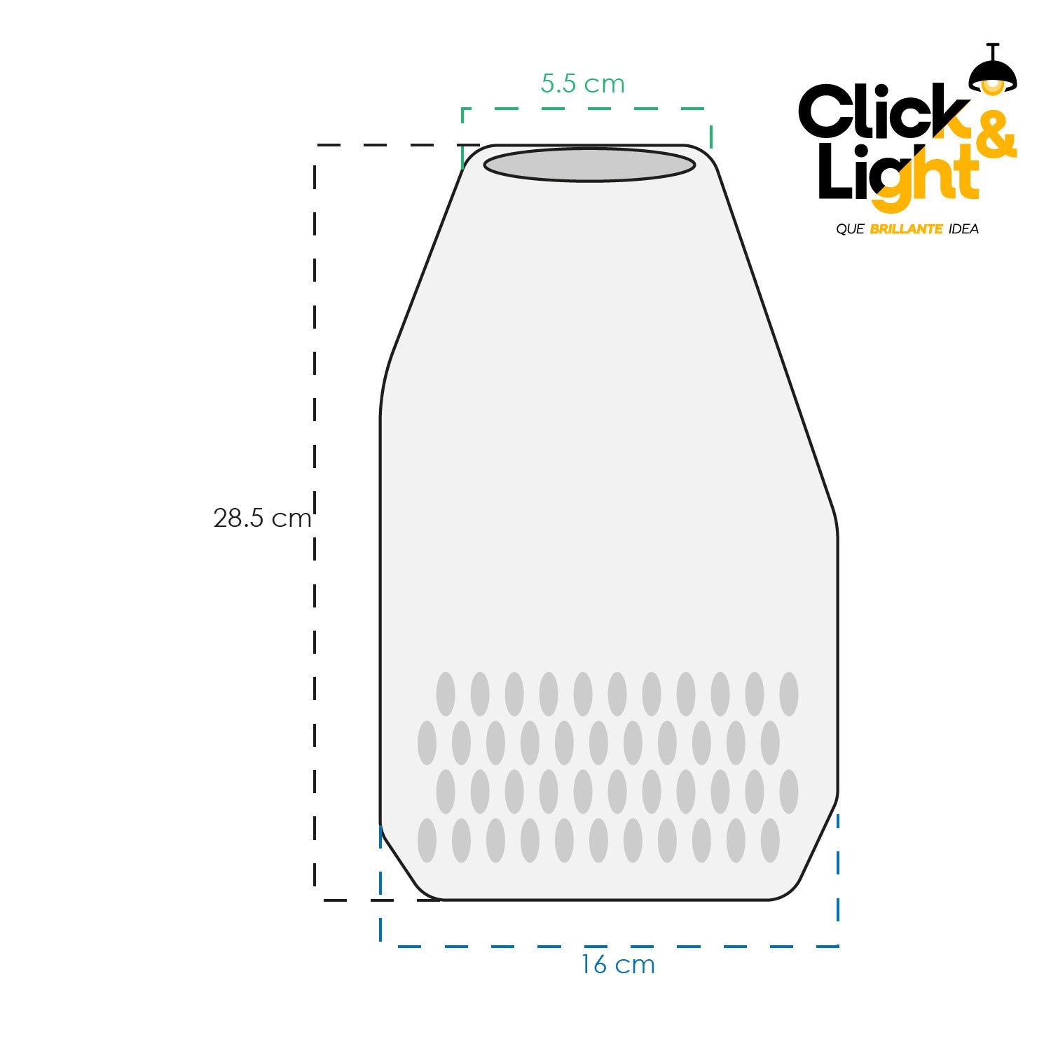 FLORERO DECORATIVO MODERNO BATH DE VIDRIO ELEGANTE