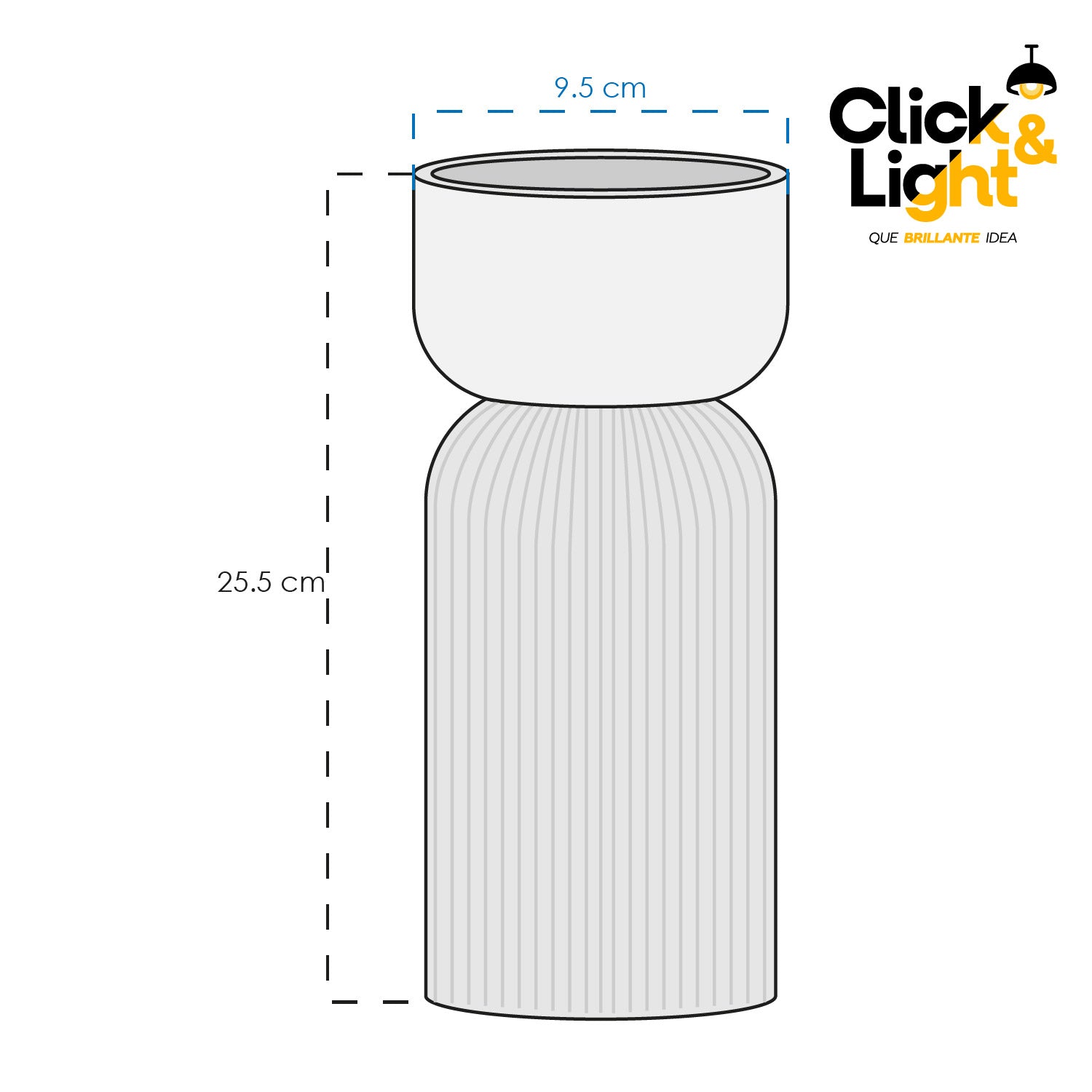 FLORERO DECORATIVO CLÁSICO NAREL