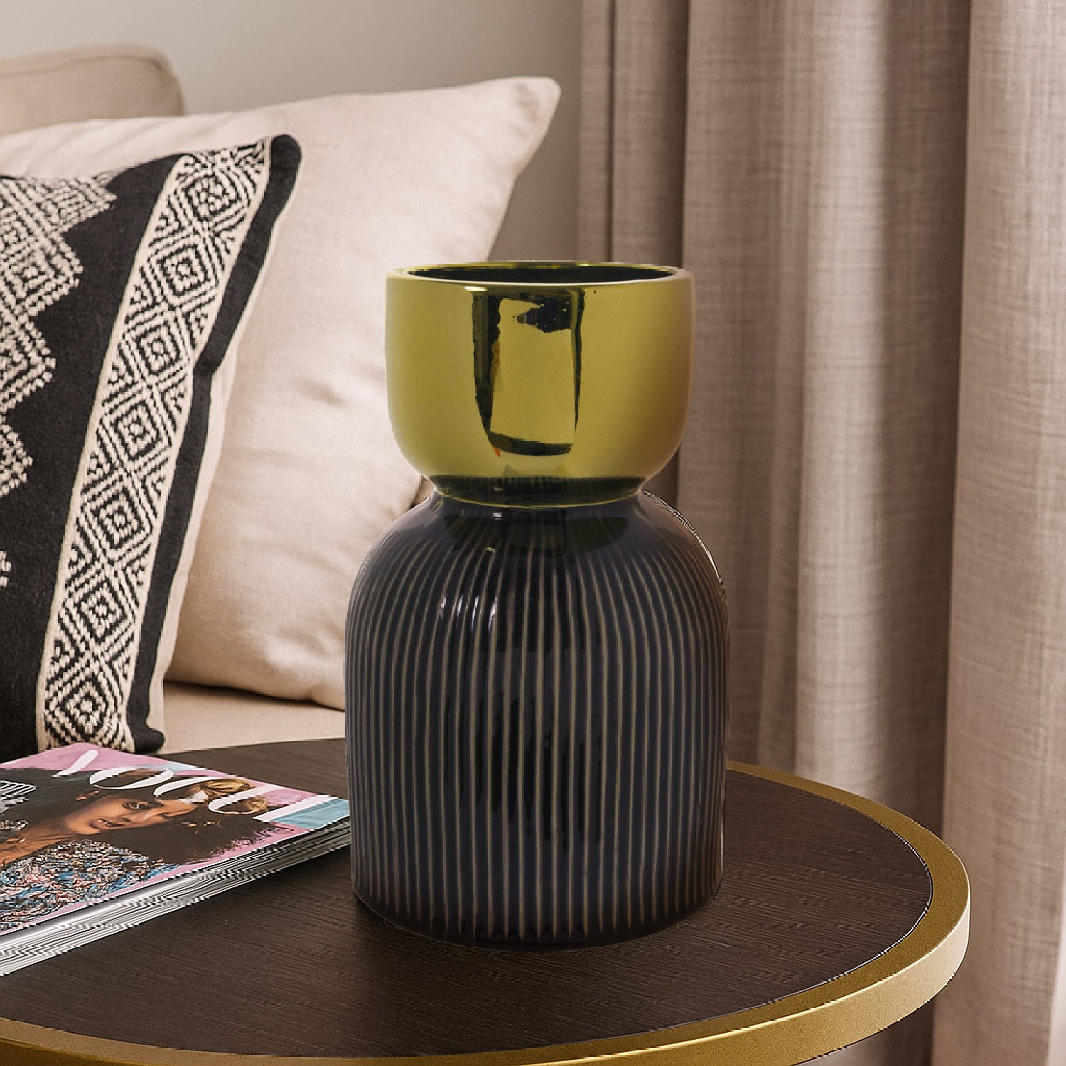 FLORERO DE CERAMICA CONTEMPORANEO ELEGANTE DURHAM