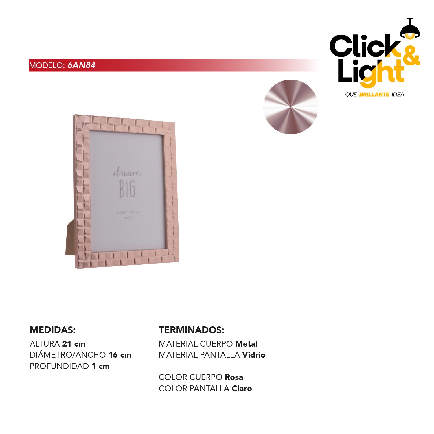 PORTA RETRATO ELEGANTE MODERNO LIEJA