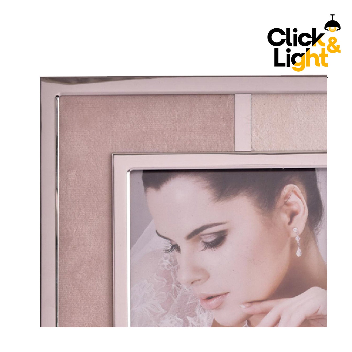 PORTARETRATO DECORATIVO ELEGANTE CALUX COLOR ROSA