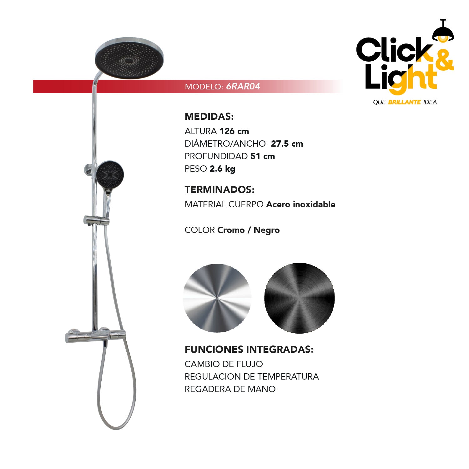 REGADERA MODERNA MOSCÚ