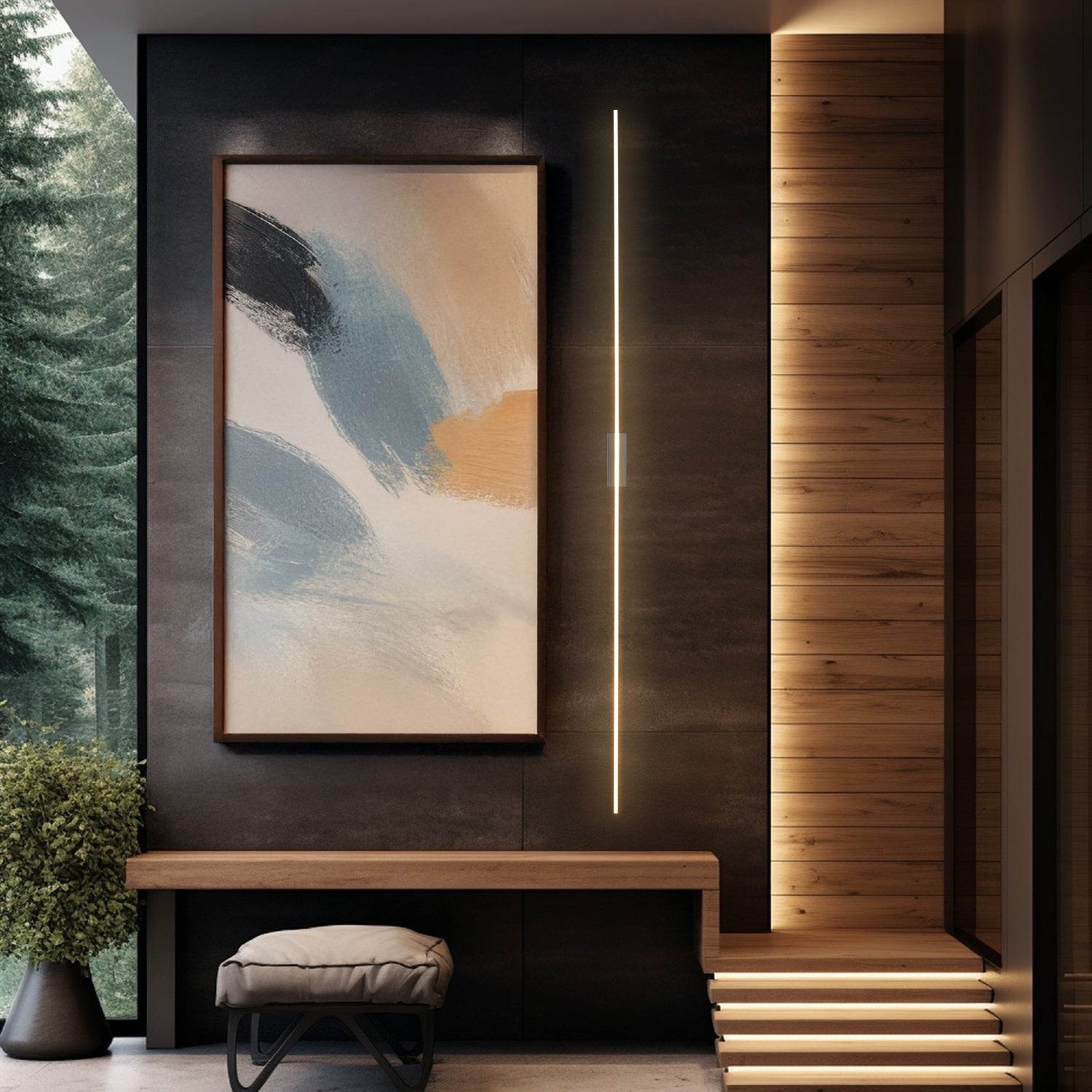 ARBOTANTE CLARISSA MINIMALISTA COLOR BLANCO TITANIO