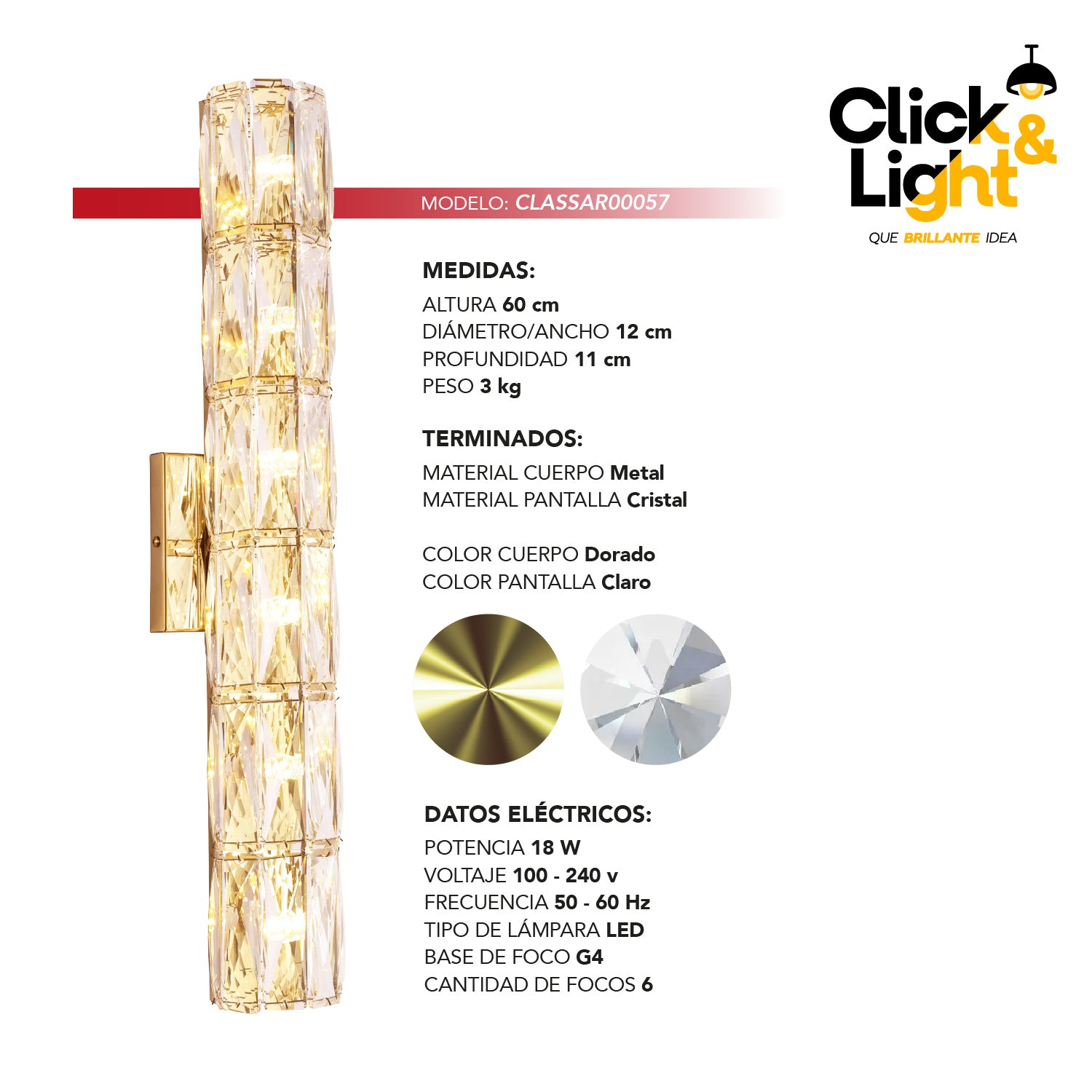 ARBOTANTE MICHEL CLÁSICO DORADO