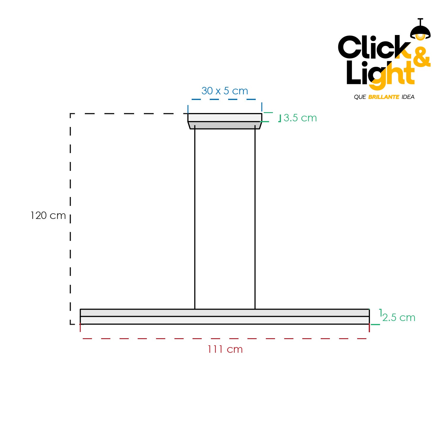 COLGANTE CODY MINIMALISTA DORADO