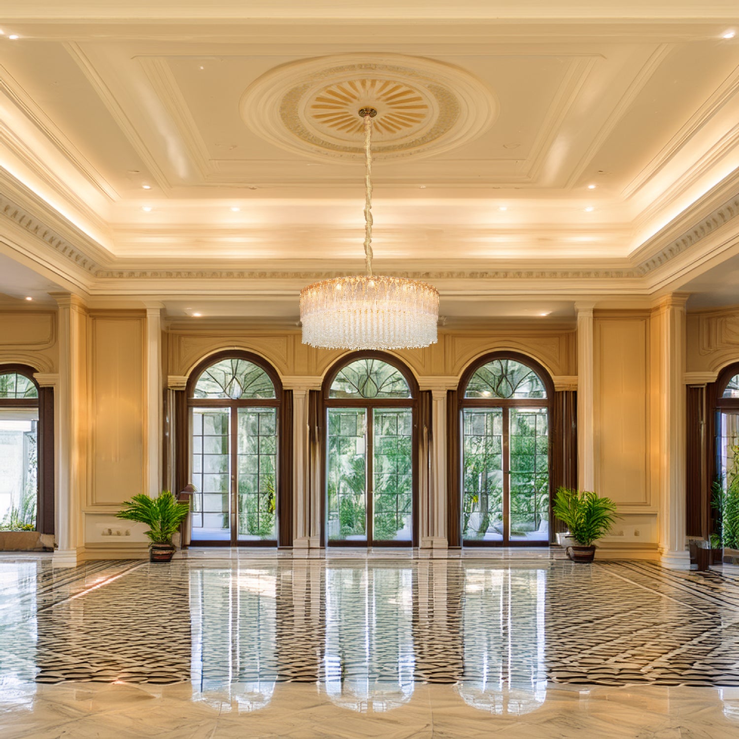 COLGANTE CAMILA CLÁSICO DORADO/ CLARO