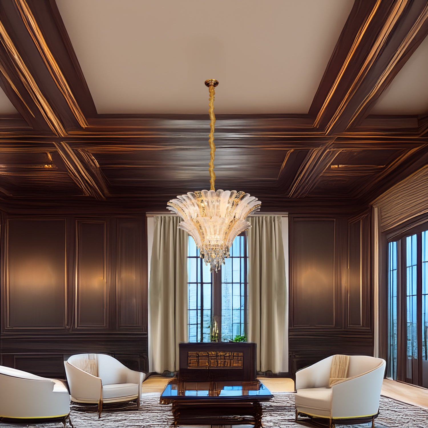 COLGANTE SOFIA CLÁSICO DORADO CLARO