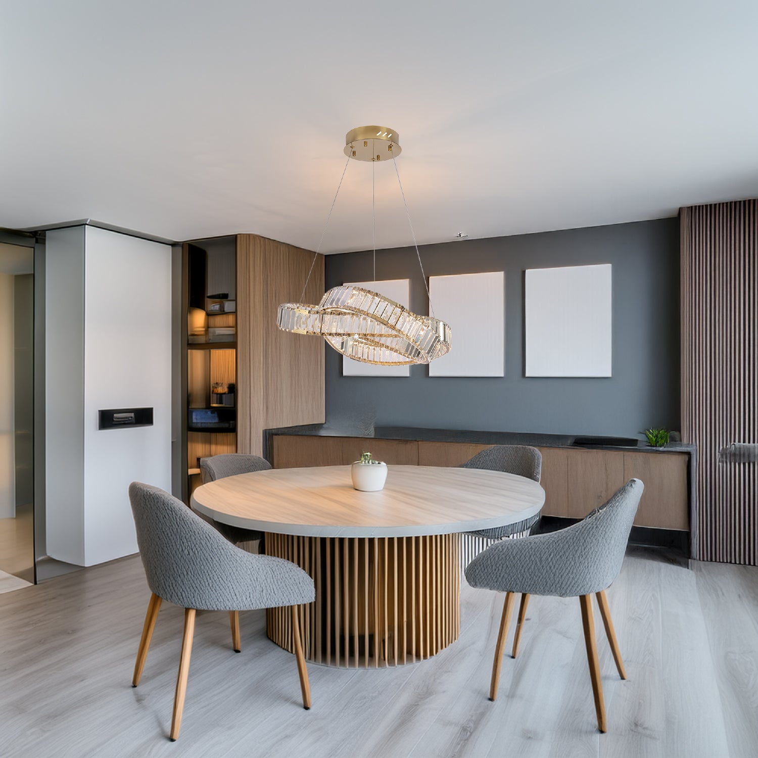 COLGANTE ARABELLA MODERNO DORADO CLARO