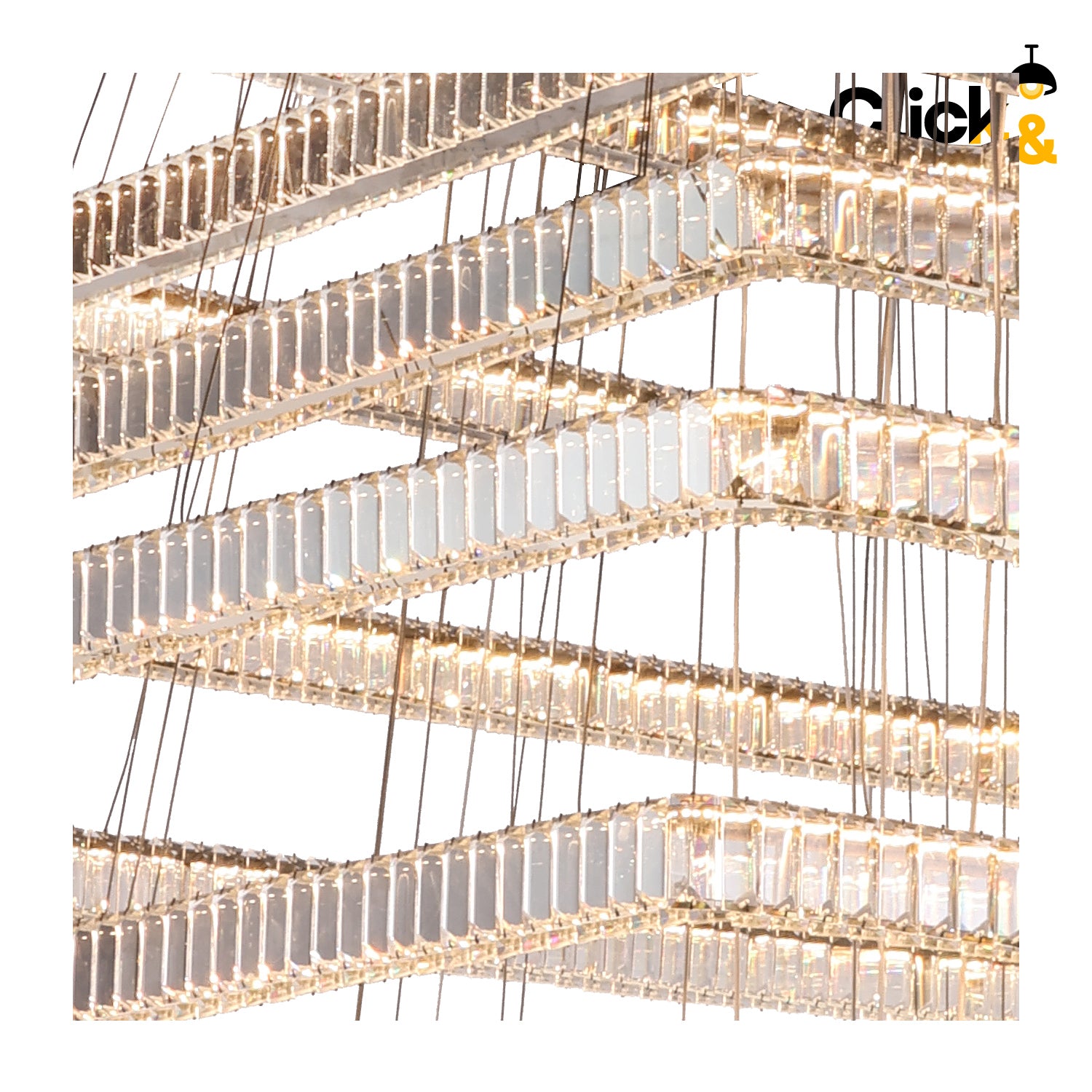 COLGANTE MODERNO LUCIANA DORADO CLARO