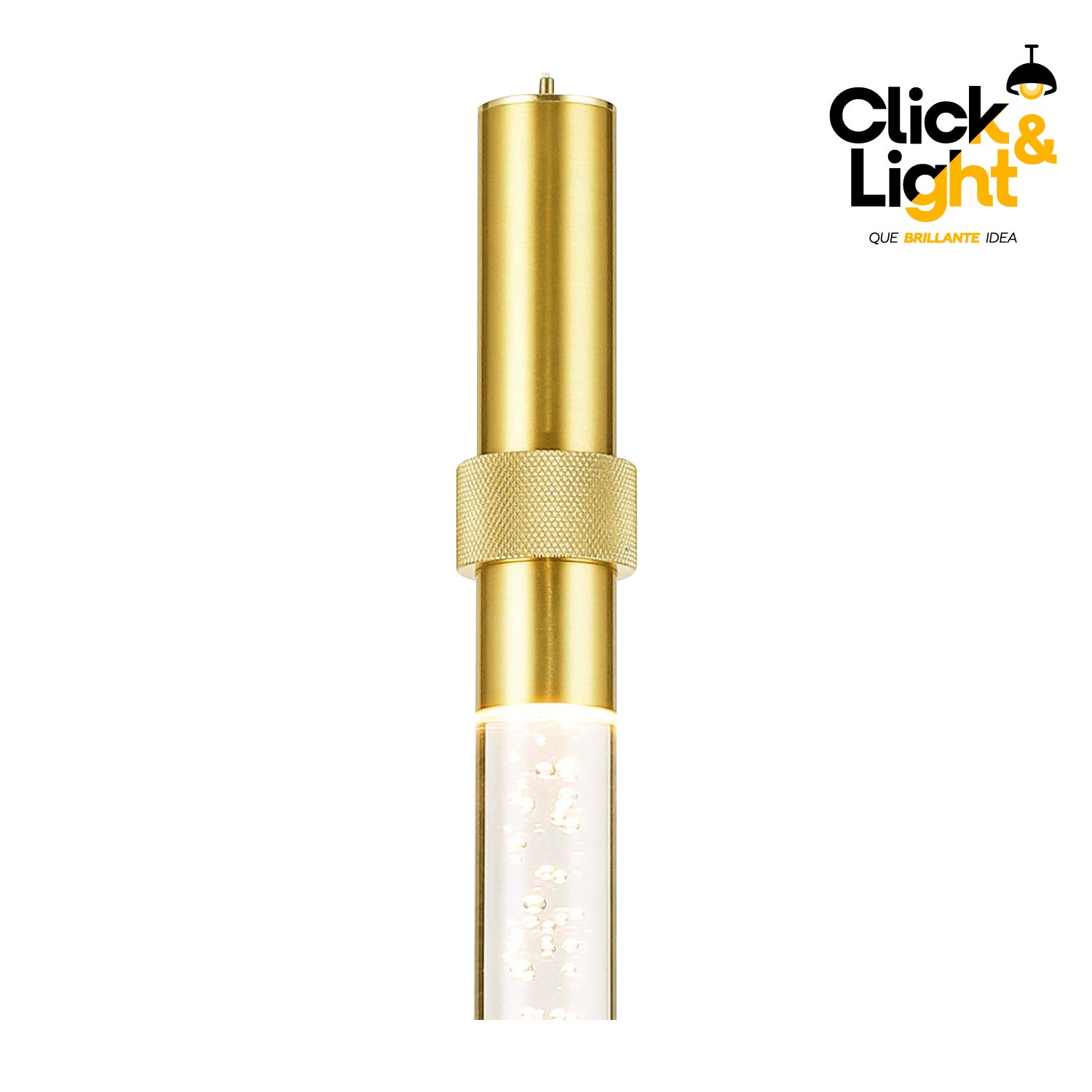 COLGANTE MODERNO MARIANA DORADO CLARO