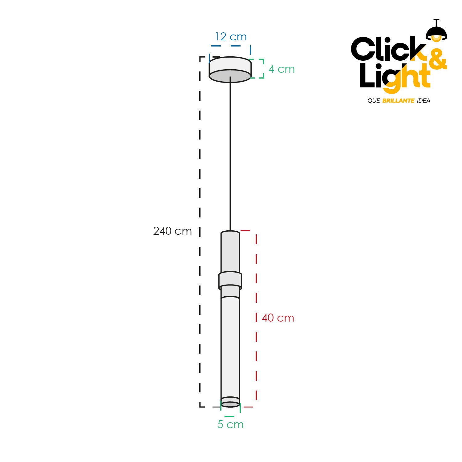 COLGANTE MODERNO MARIANA DORADO CLARO