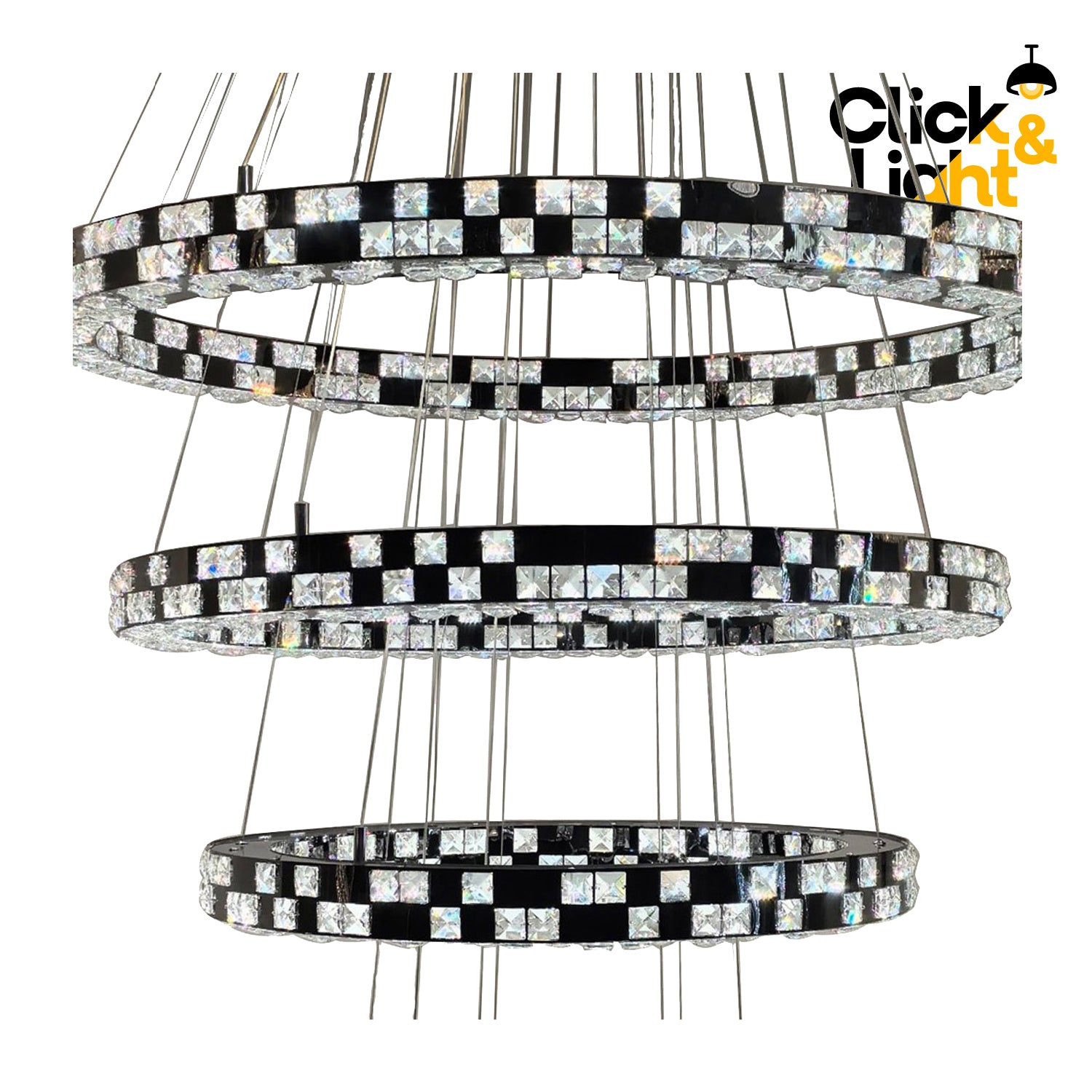 COLGANTE MODERNO ANGEL NEGRO CLARO