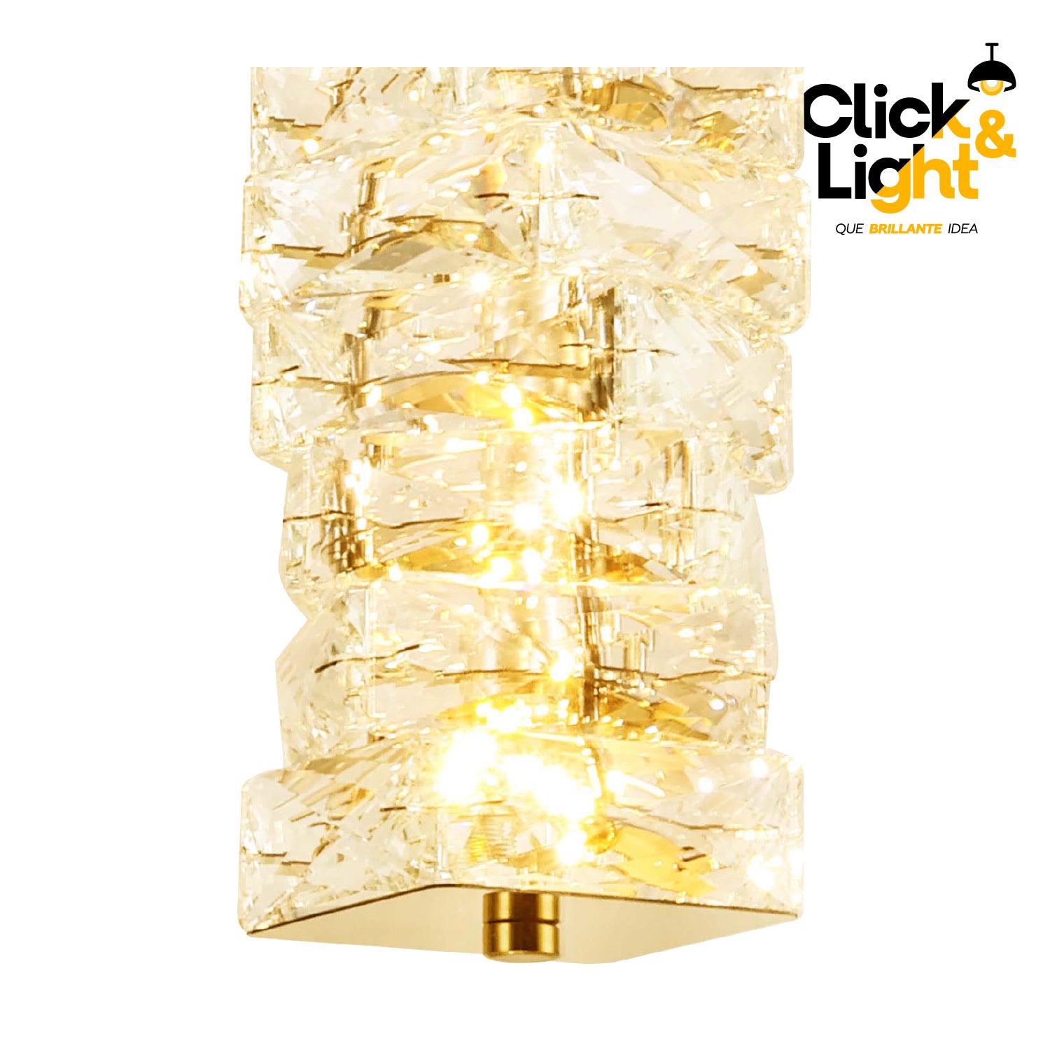 COLGANTE MODERNO KATIA DORADO CLARO