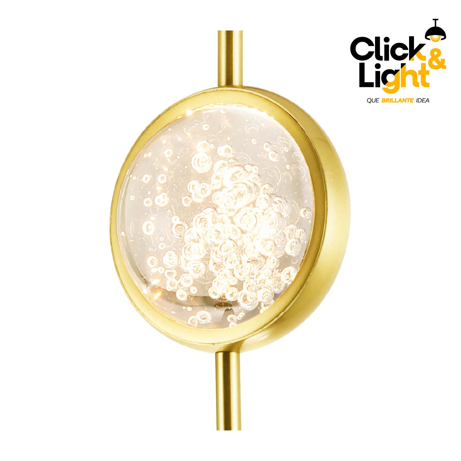 COLGANTE DAYANA MODERNO DORADO CLARO