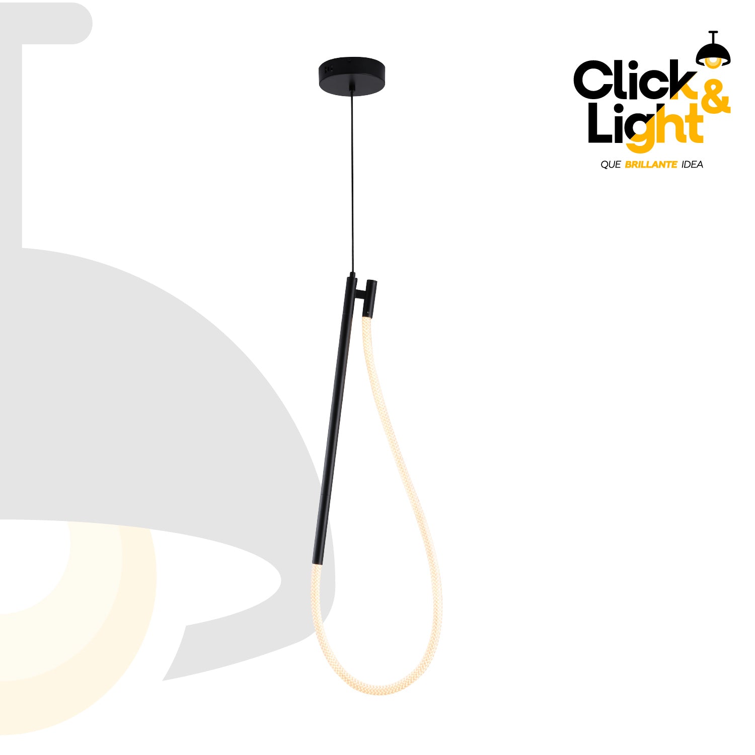 Colgante Minimalista Zentry Color Negro Blanco