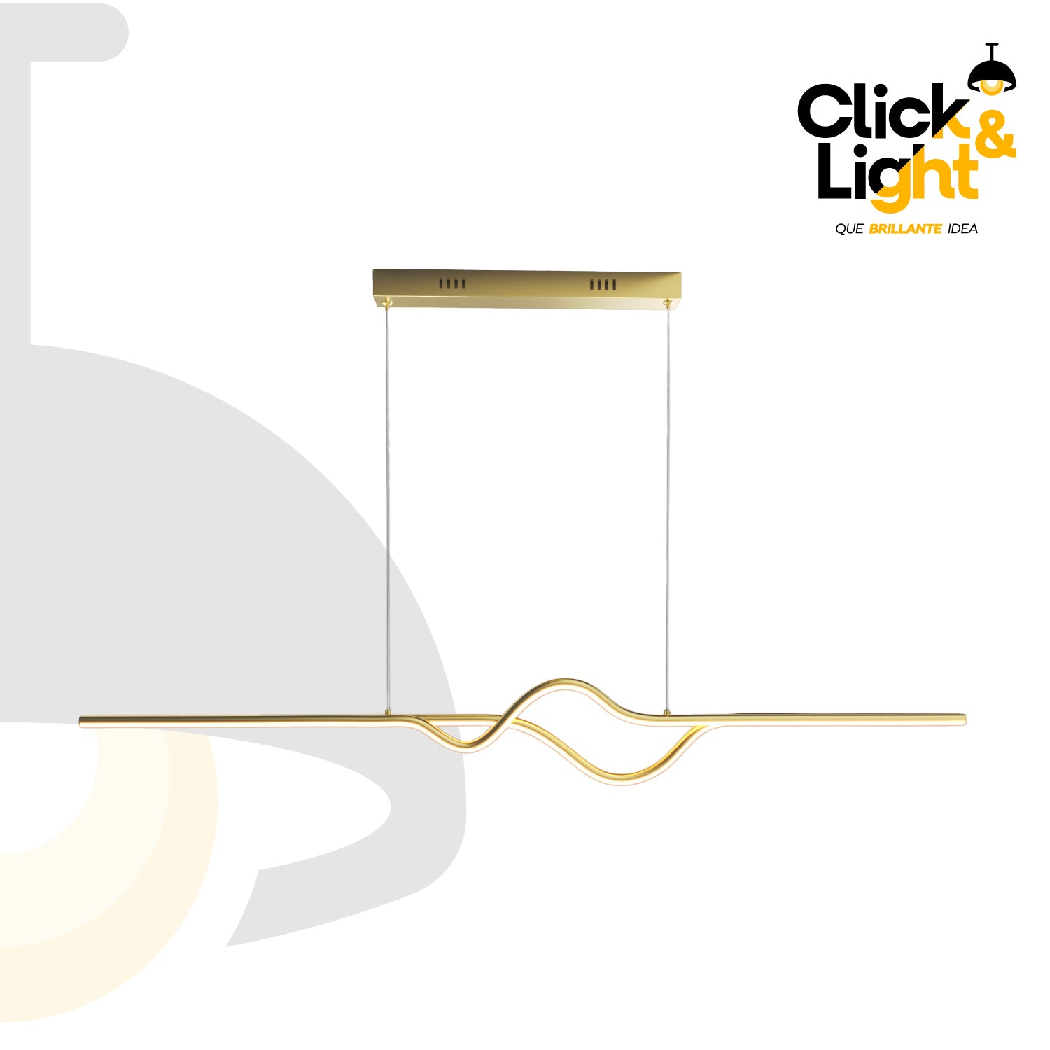 Colgante Minimalista Verdi Color Dorado Mate