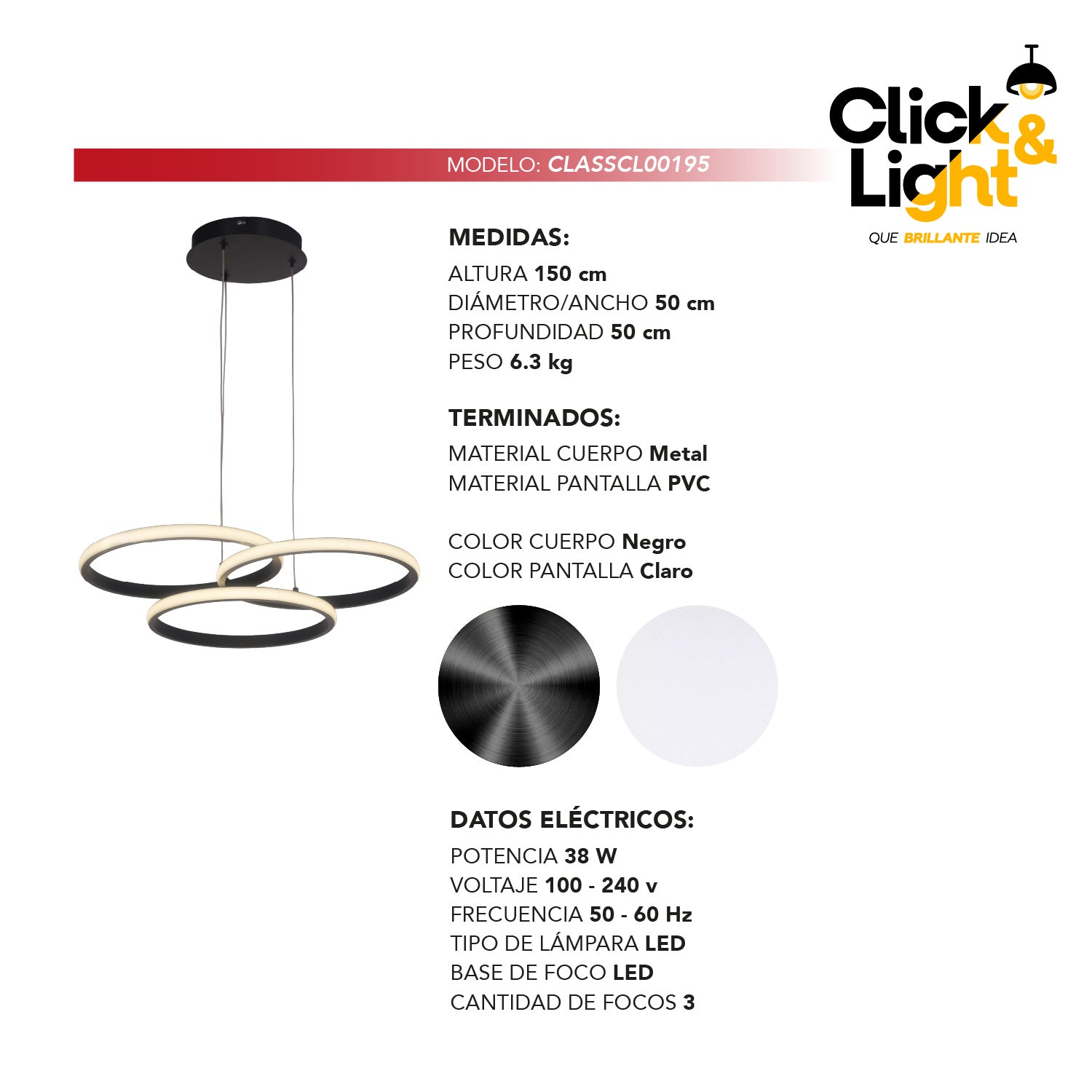 Colgante Xante Estilo Minimalista