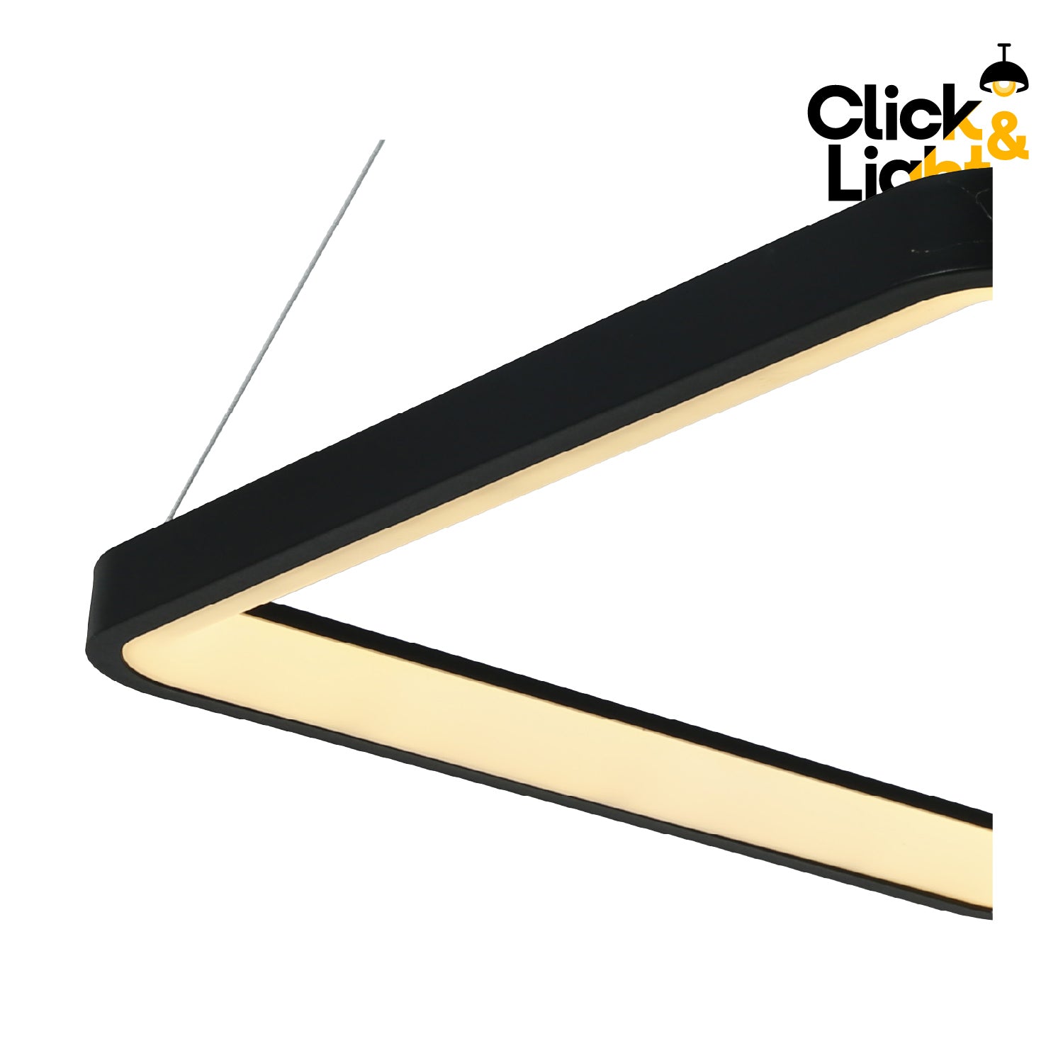 Colgante Minimalista Kubo Color Negro Mate