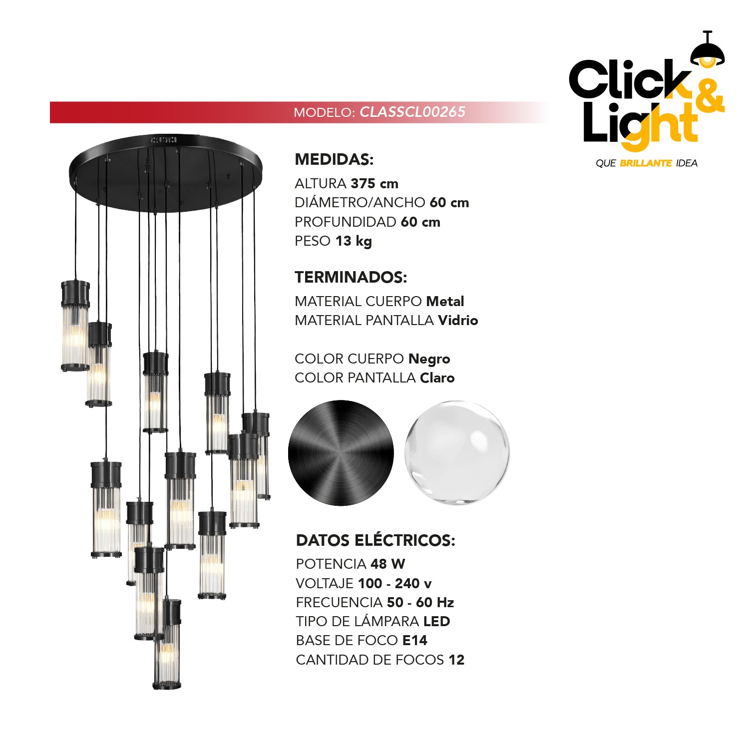 Colgante Verona Estilo Contemporáneo