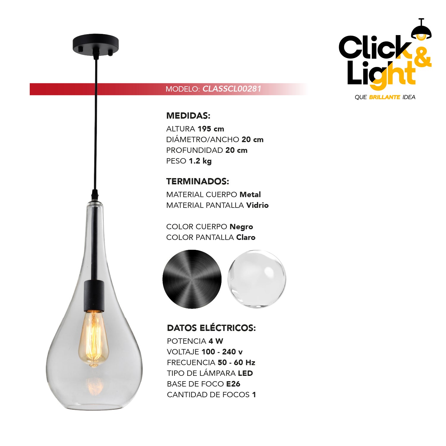 Colgante Alira Estilo Minimalista