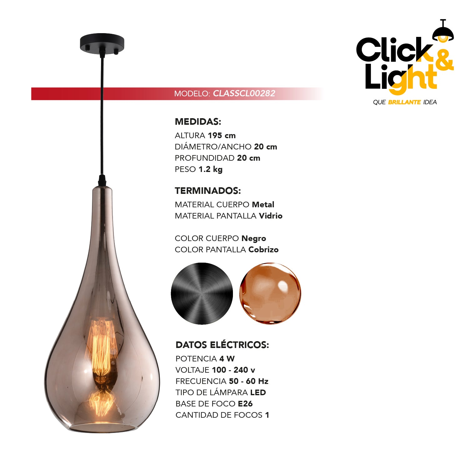 Colgante Elen Estilo Minimalista