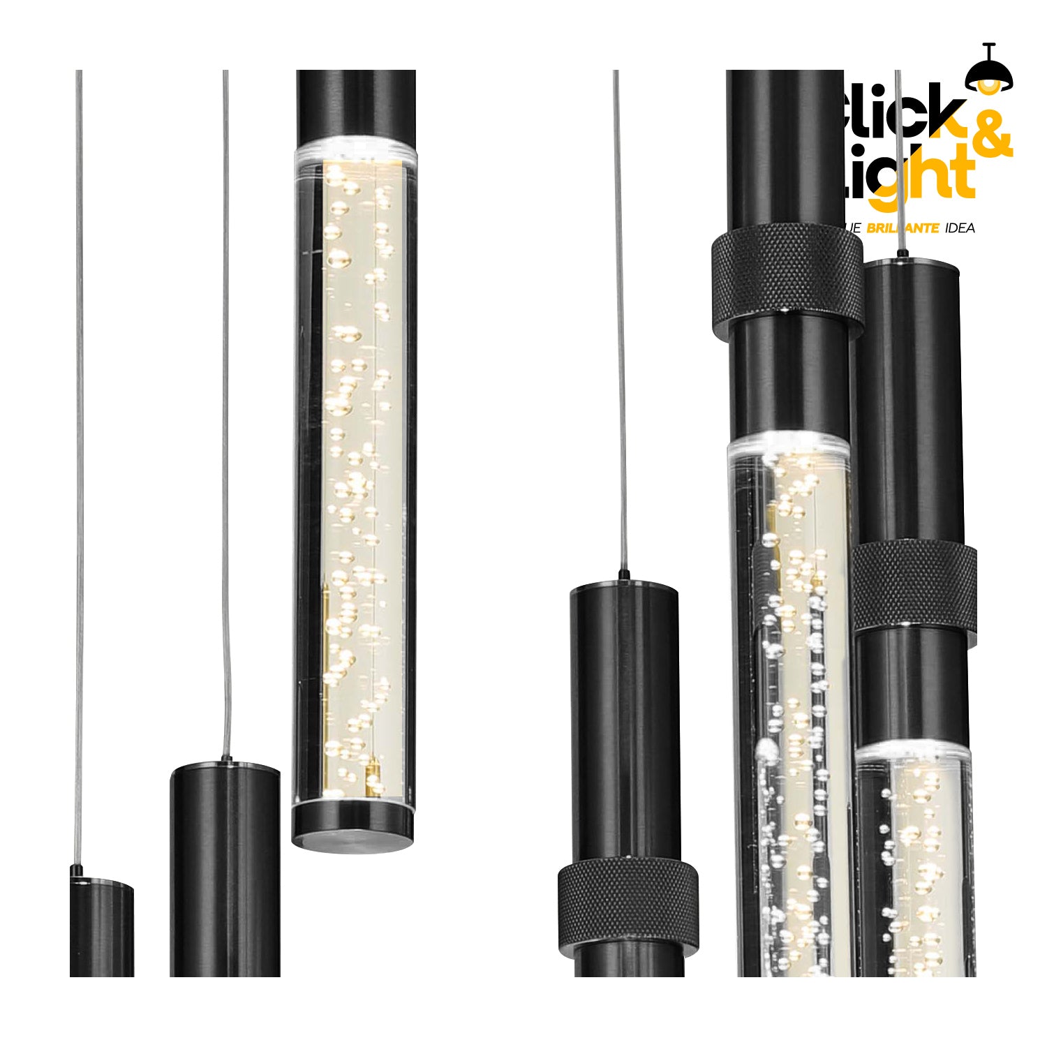 Lámpara Colgante Lumina Black