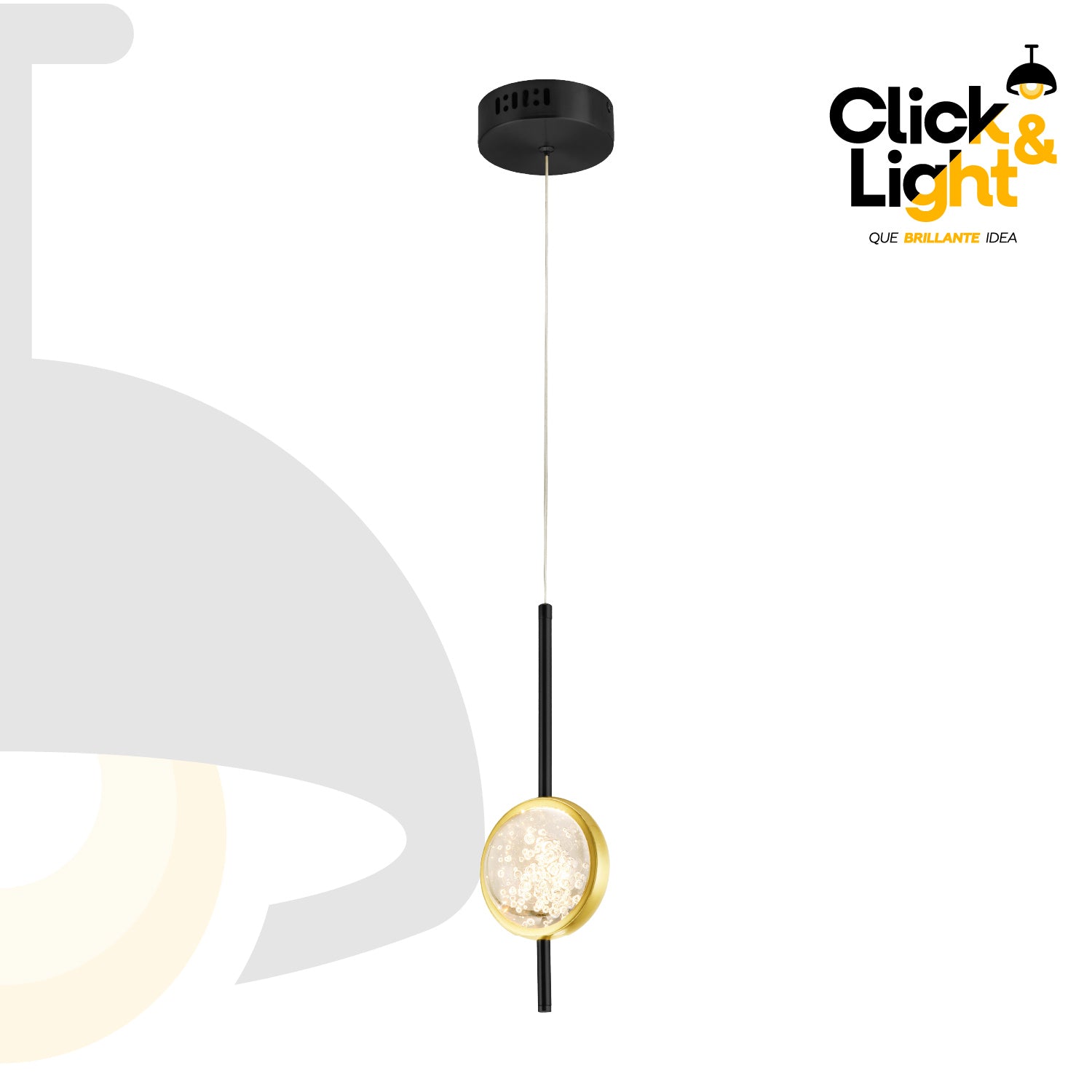 Lámpara Colgante Eclipse Black