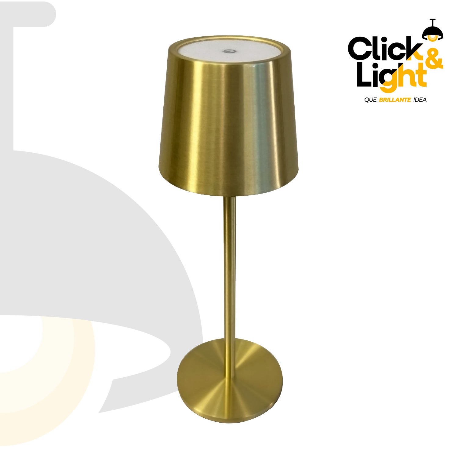 Lámpara de Mesa Any Contemporánea Dorado - Click & Light