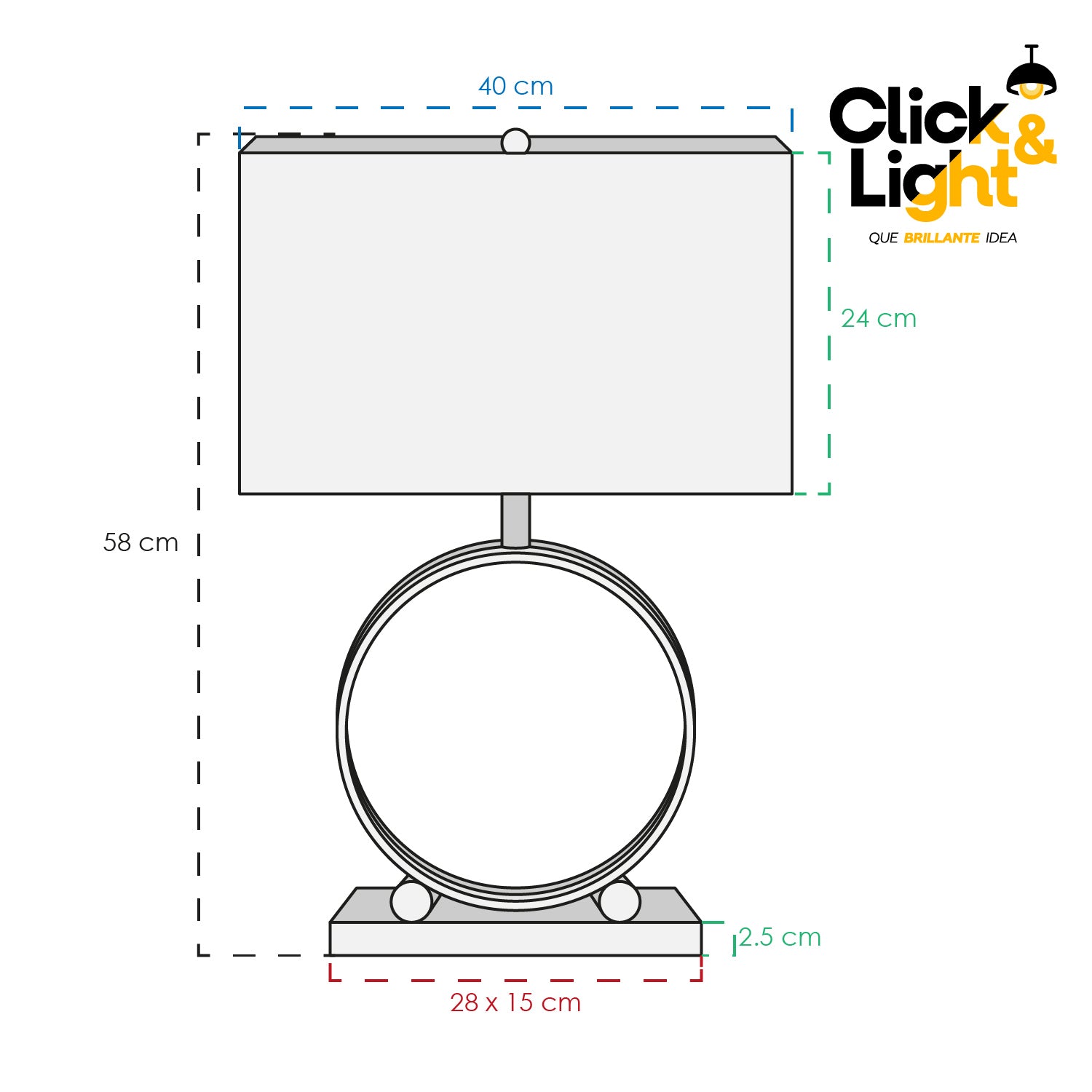 Lámpara de Mesa Estilo Contemporáneo