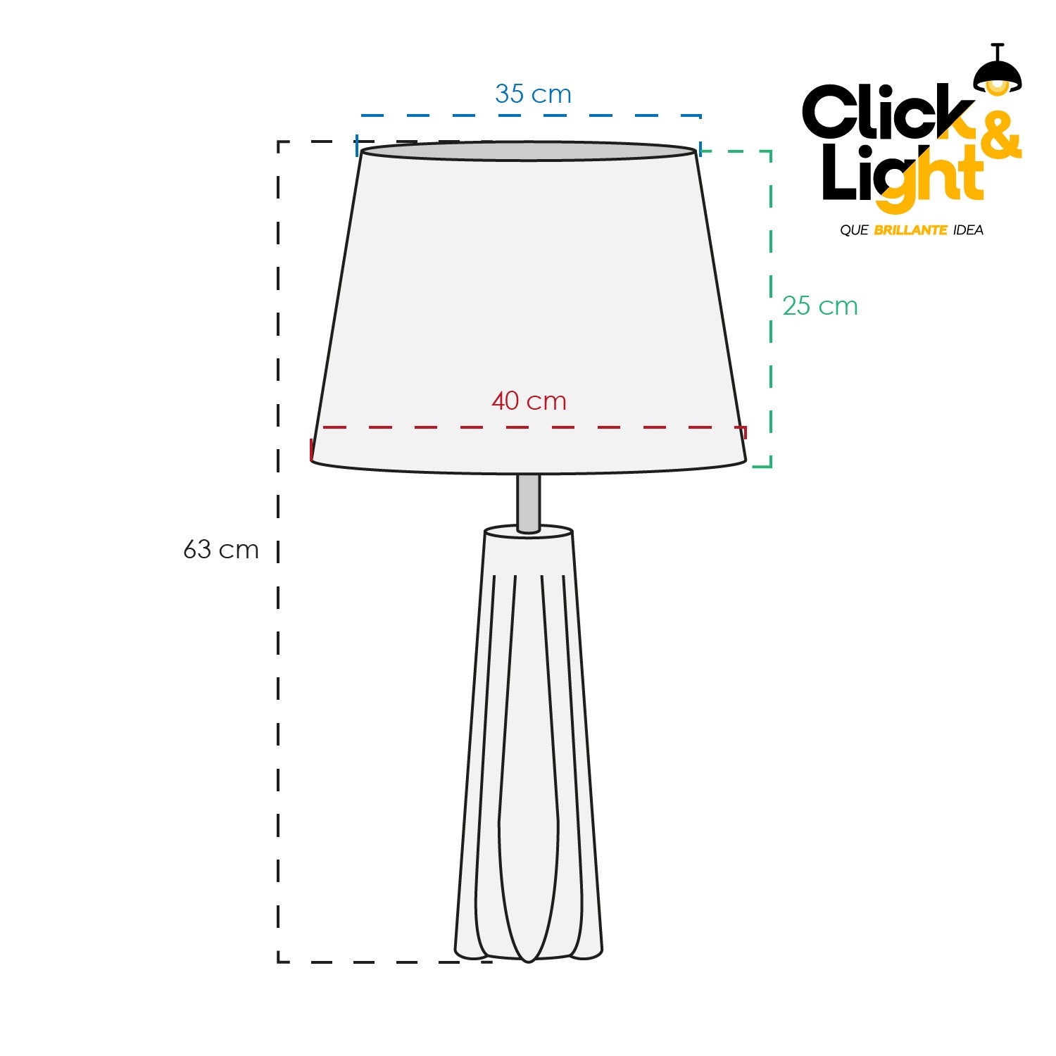 Lámpara De Mesa Estilo Contemporáneo