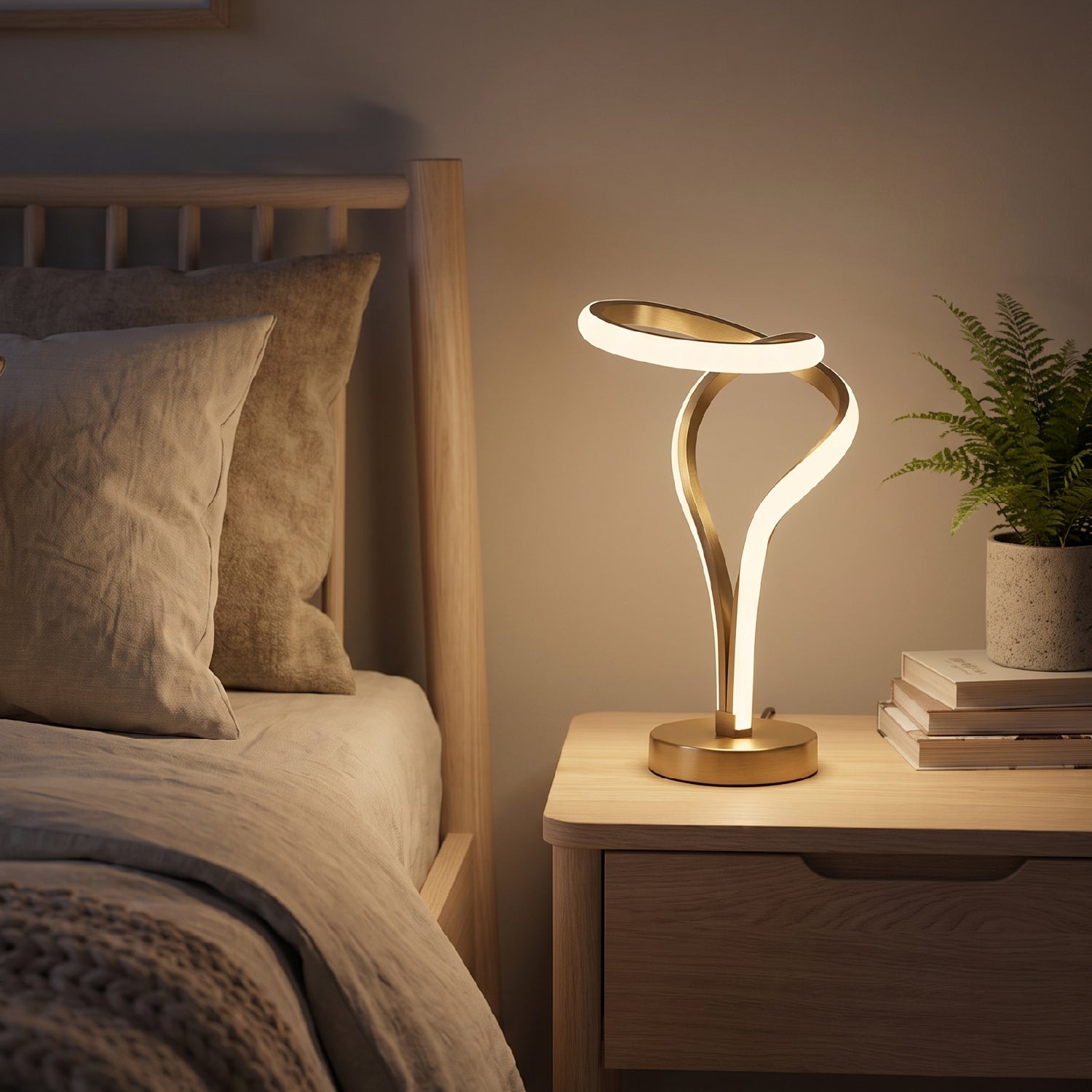 Lampara de Mesa Led Monet Moderna