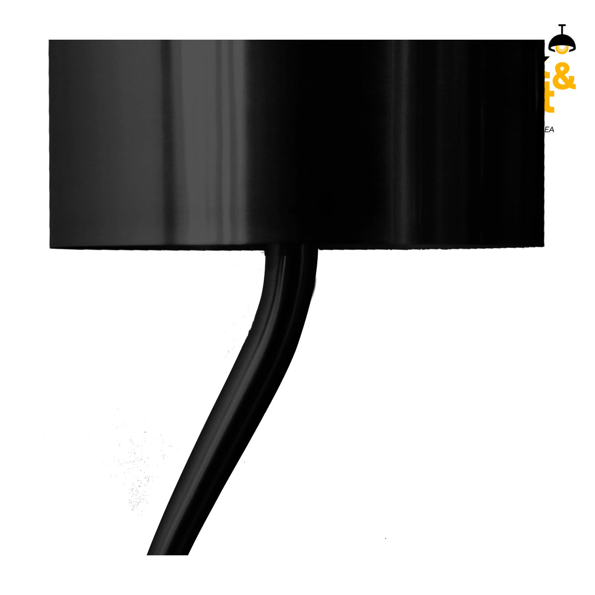 Lámpara de Mesa Indrux · vidrio y dorado