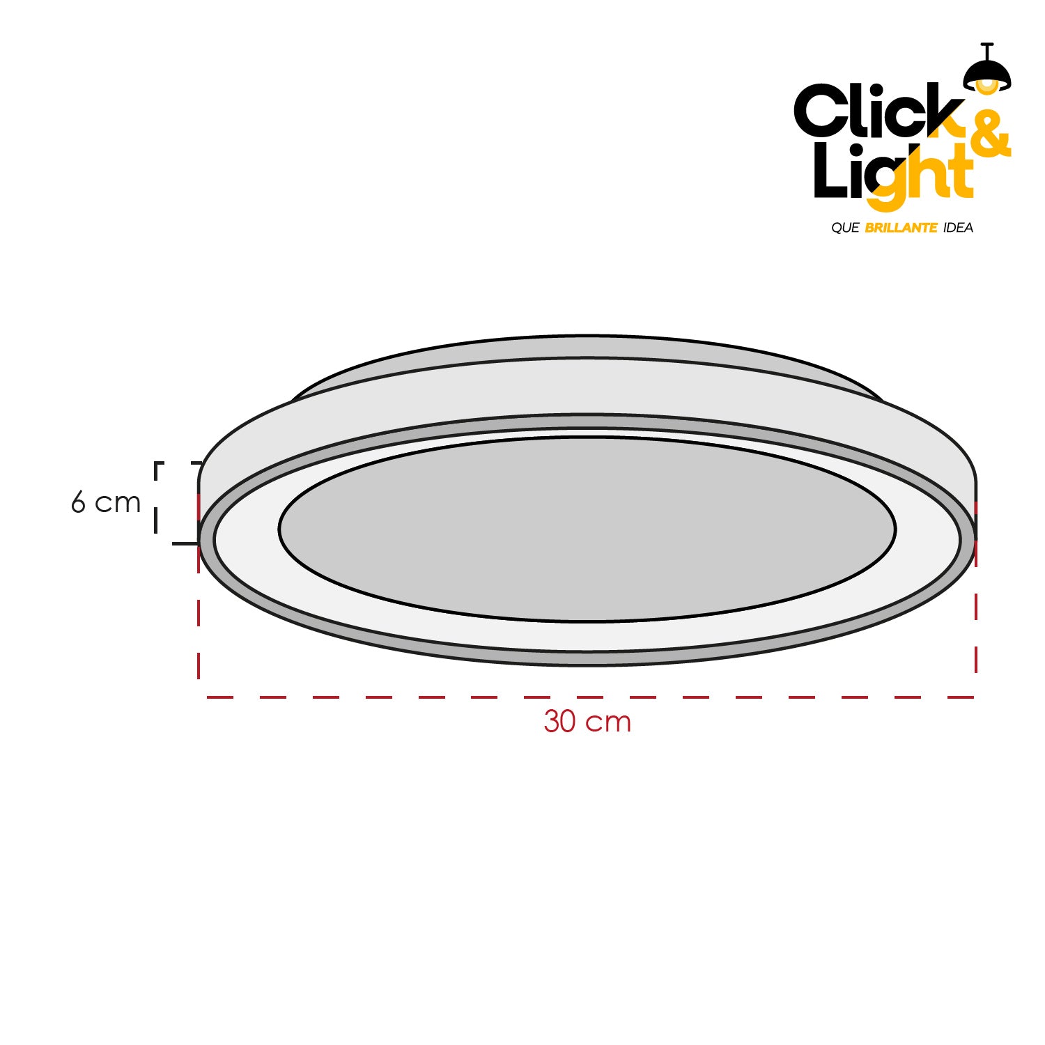 Plafón Elio Estilo Minimalista