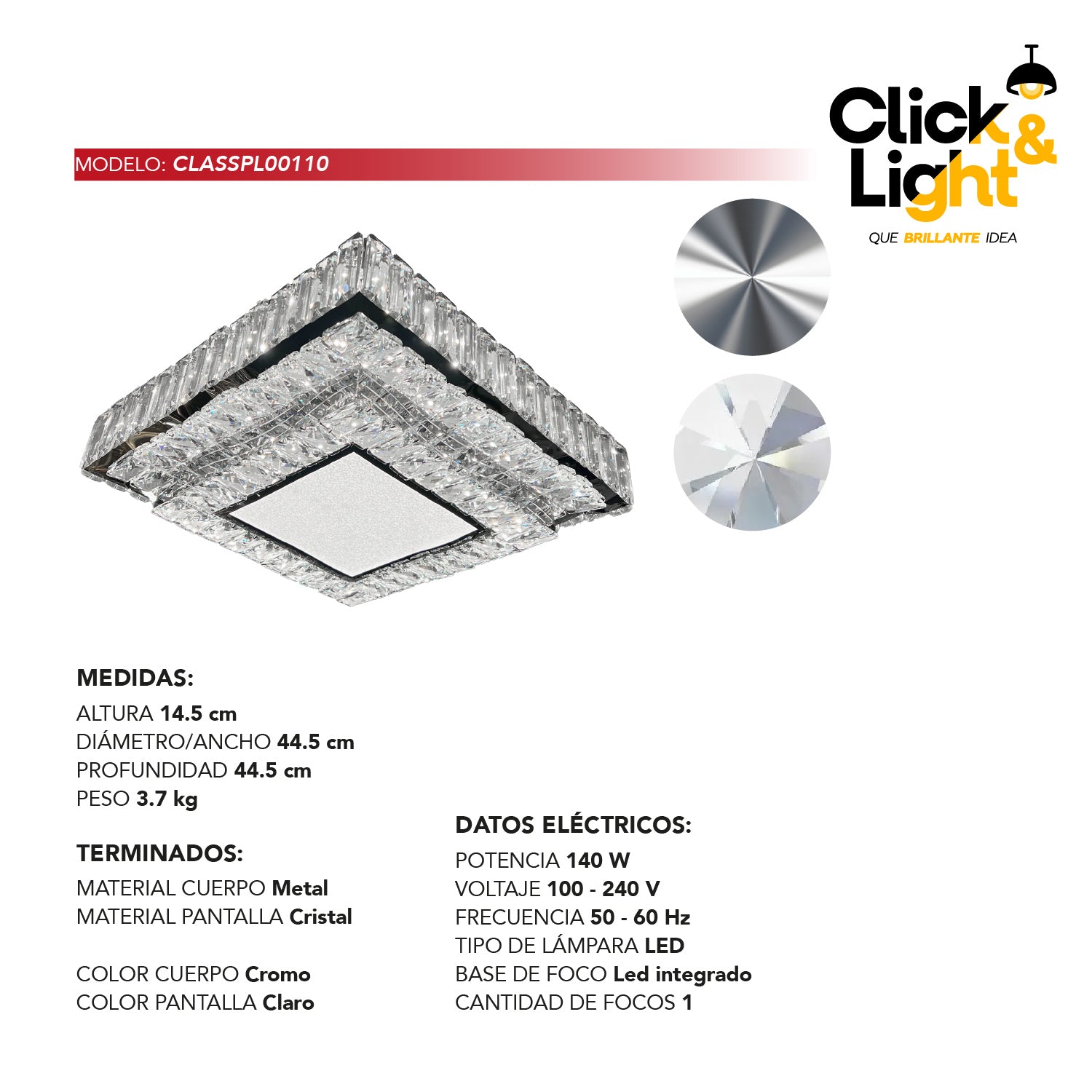 Plafón Estilo Moderno