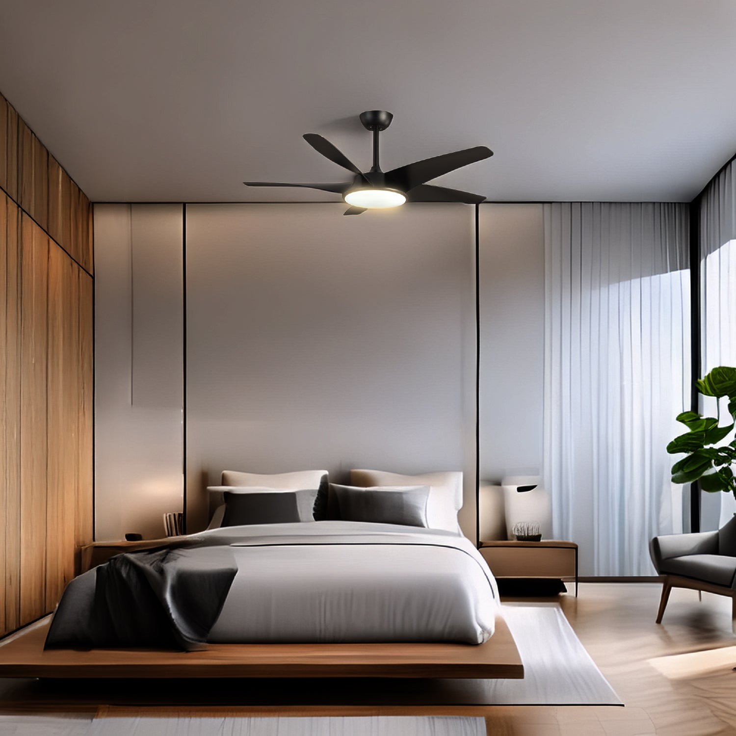 Ventilador Prisma Estilo Contemporáneo