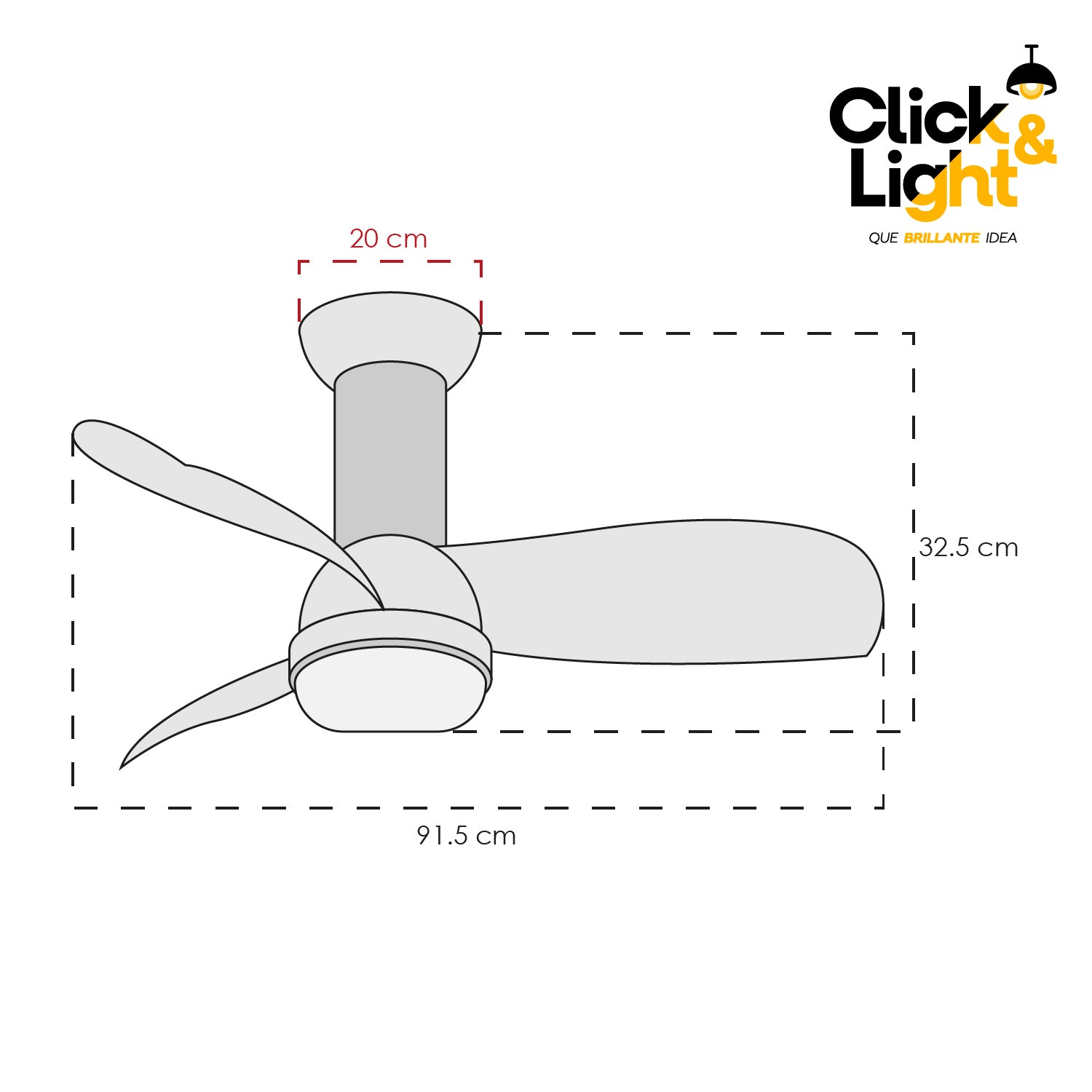 Ventilador Turbo Air Estilo Contemporáneo