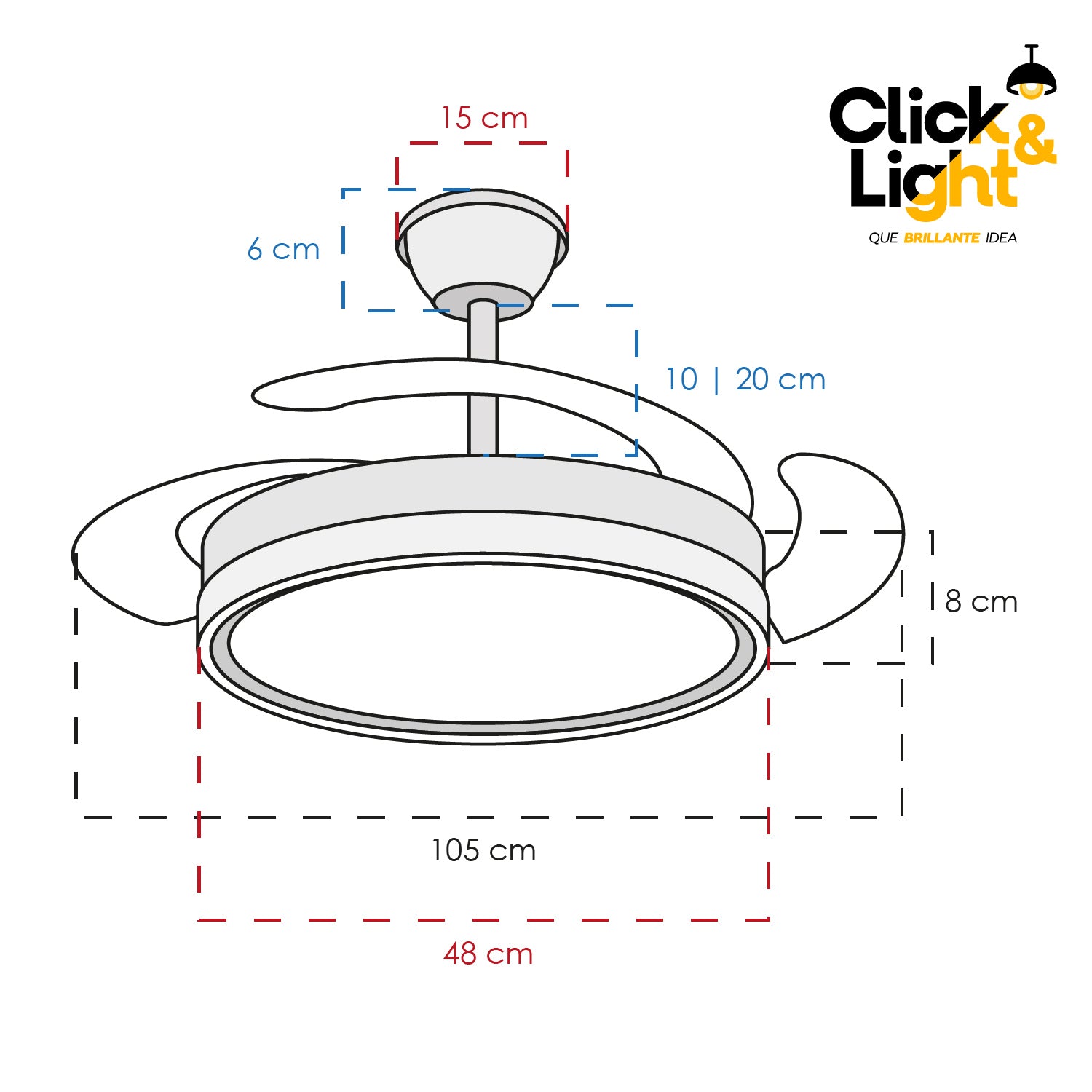 Ventilador Aeru Estilo Contemporáneo