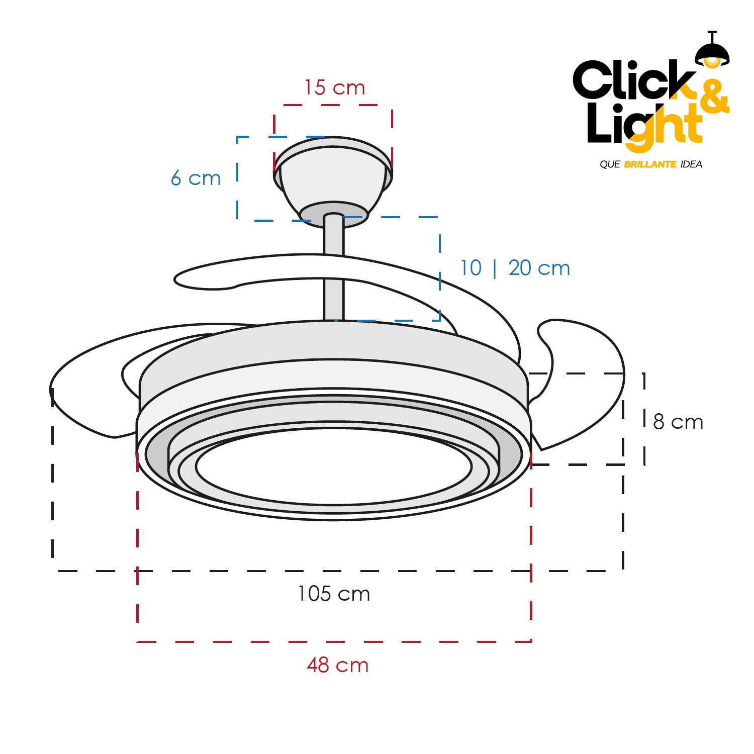 Ventilador Regy Estilo Contemporáneo