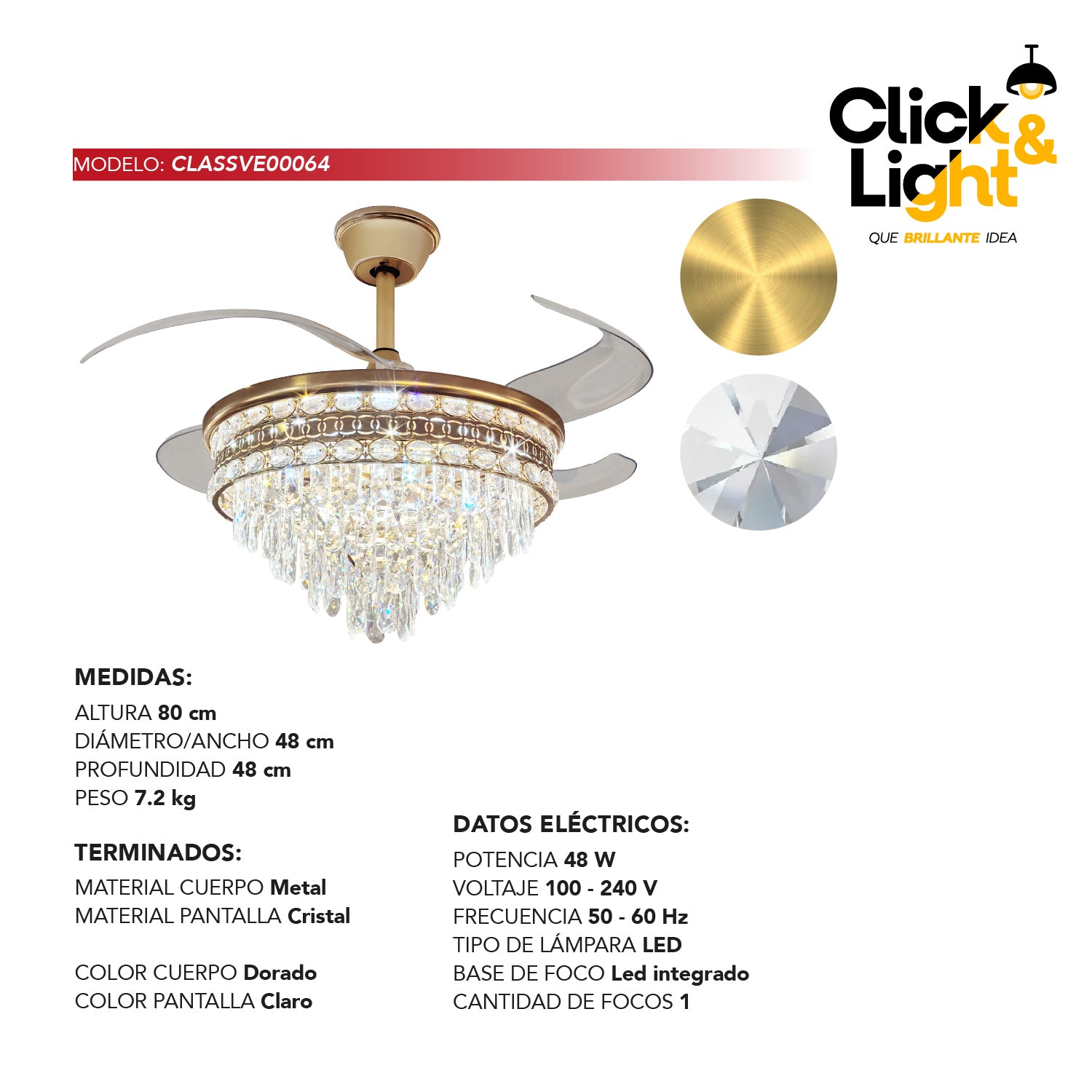 Ventilador Mauro Estilo Clásico