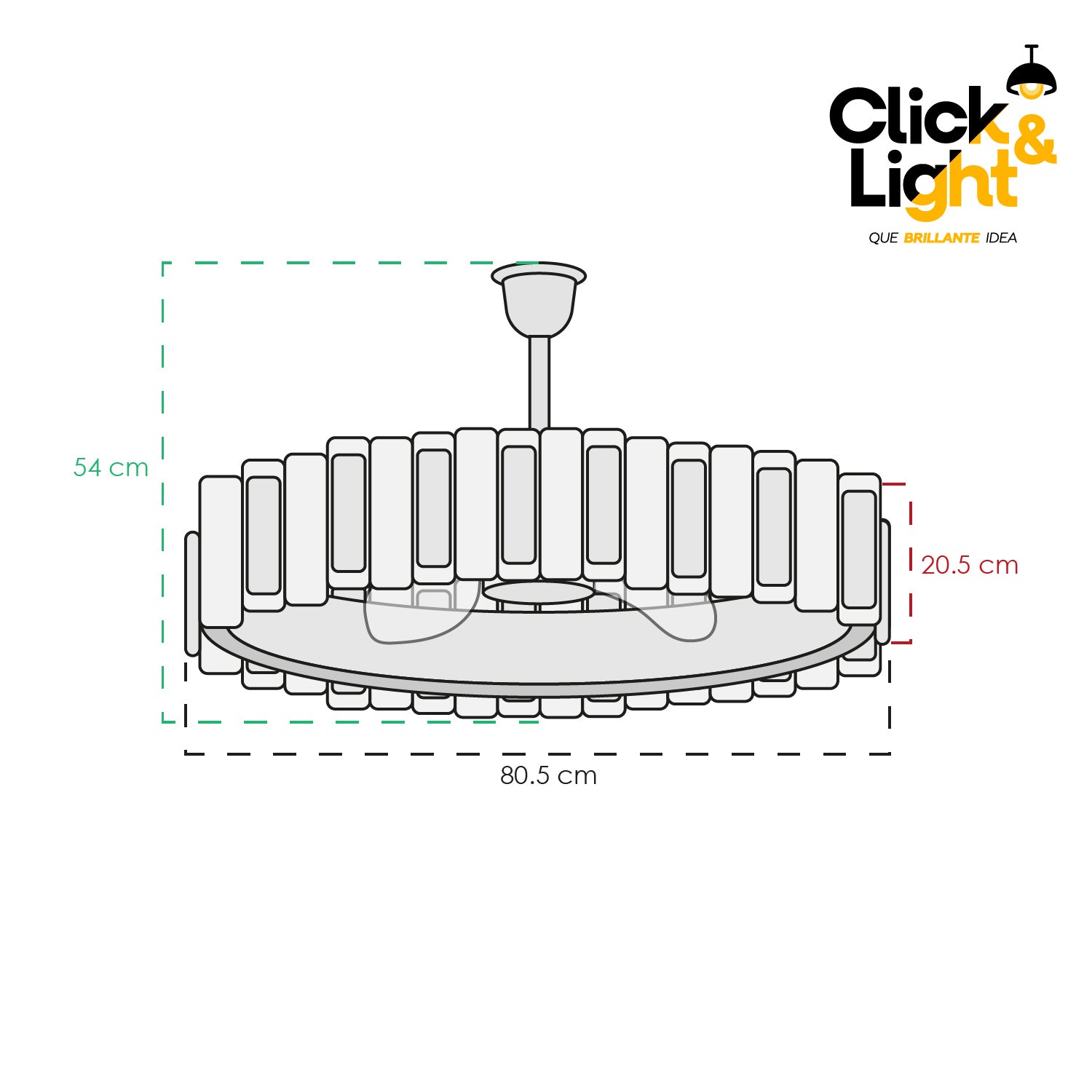 Ventilador Estilo Contemporáneo