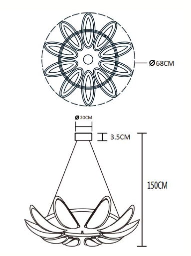 Colgante Seven Moderno