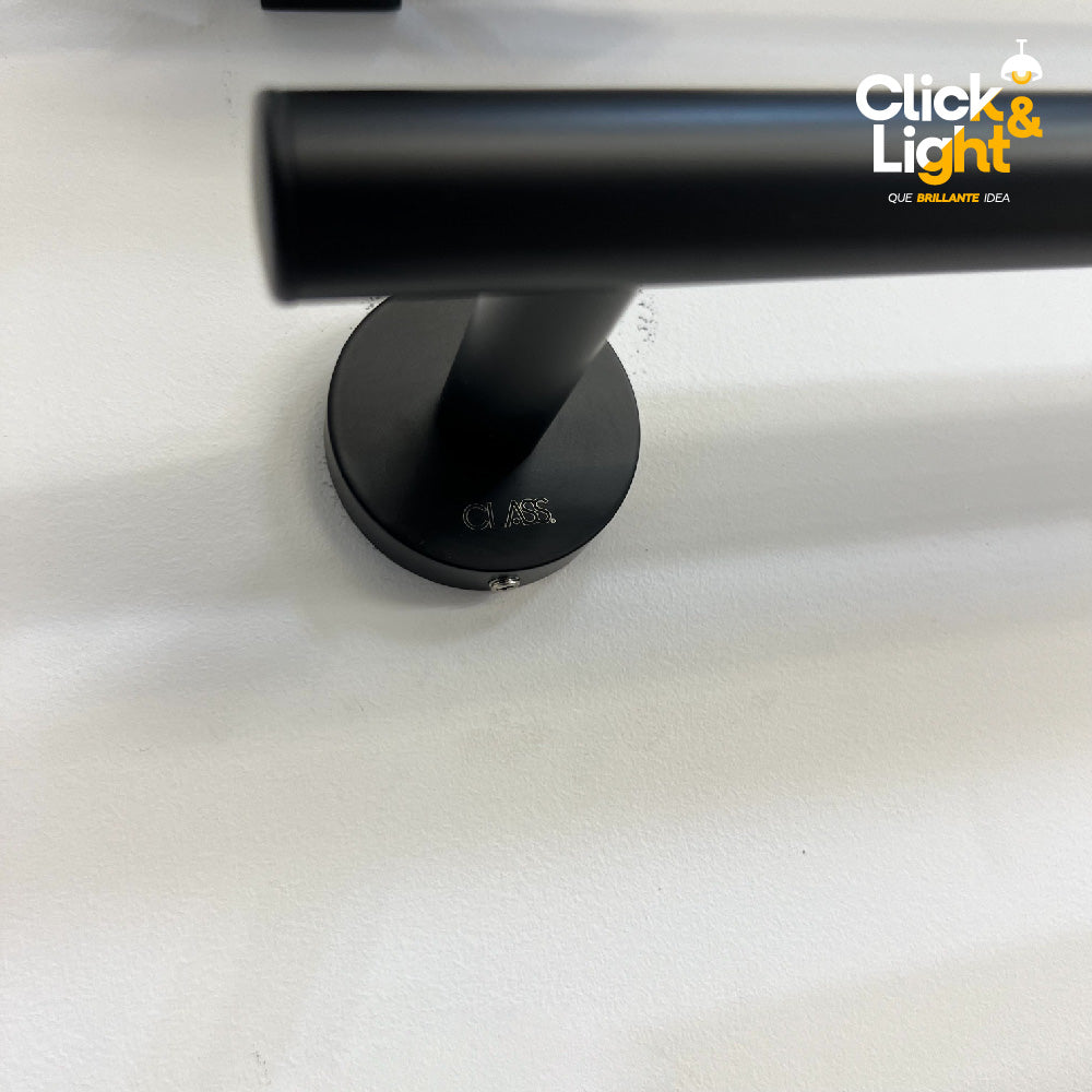 TOALLERO EVO NEGRO MATE