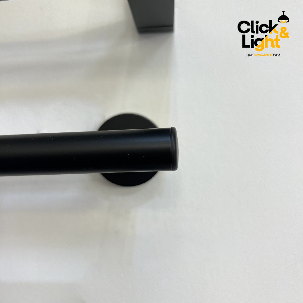 TOALLERO EVO NEGRO MATE