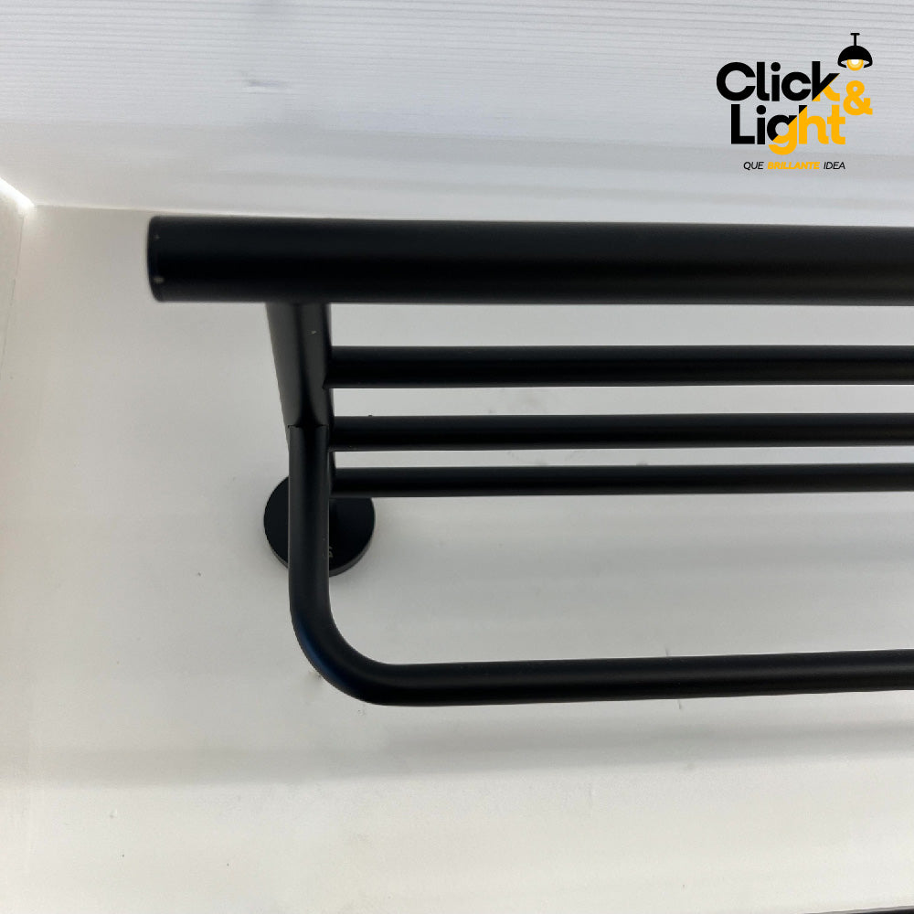 TOALLERO PUPI DOBLE NEGRO MATE