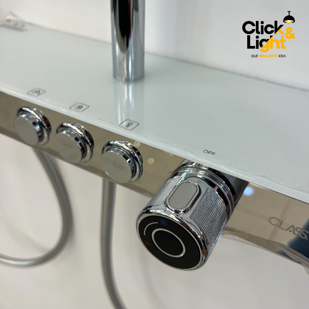 REGADERA MODERNA PRAIA CROMO