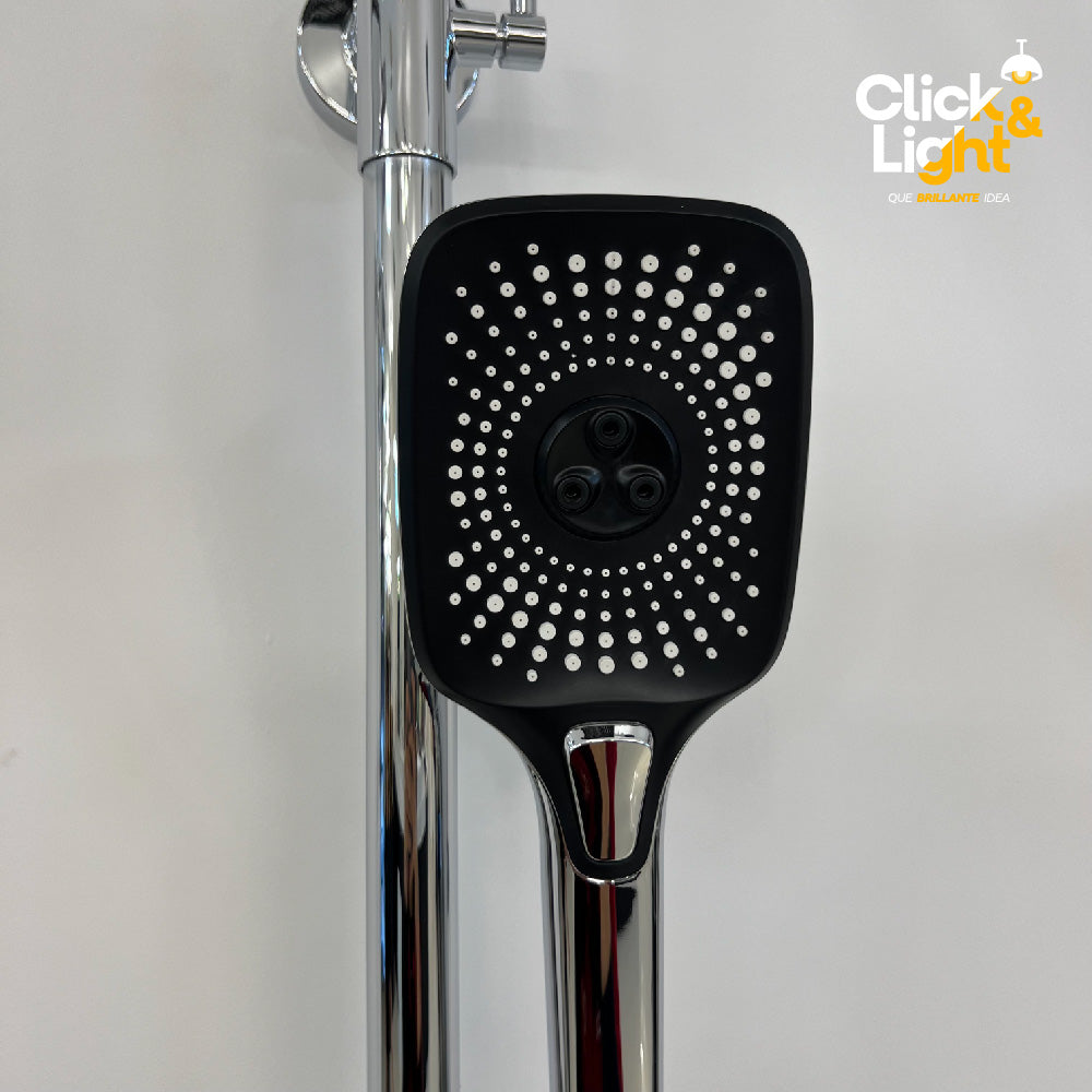REGADERA MODERNA PRAIA CROMO