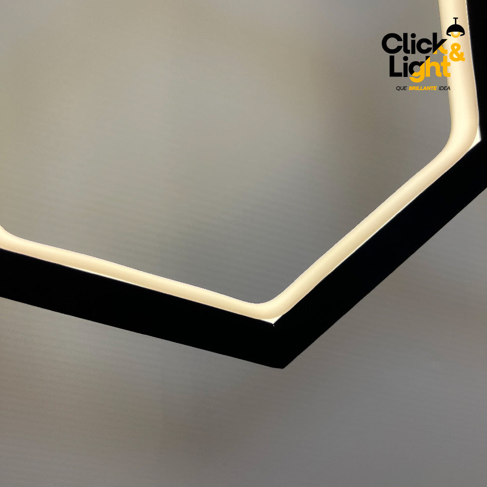 COLGANTE CAMERIL NEGRO MINIMALISTA