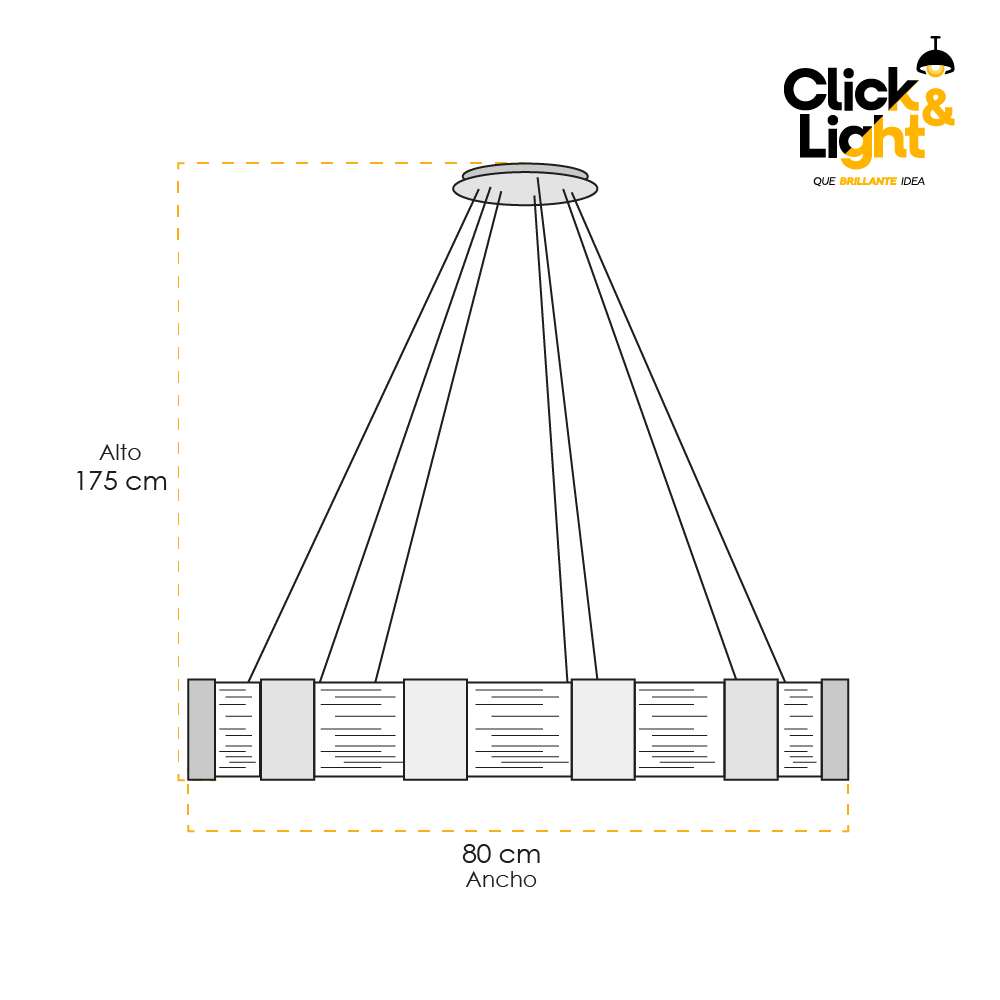 LÁMPARA COLGANTE MDERNO SUMI