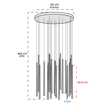 COLGANTE MODERNO QUEBEC